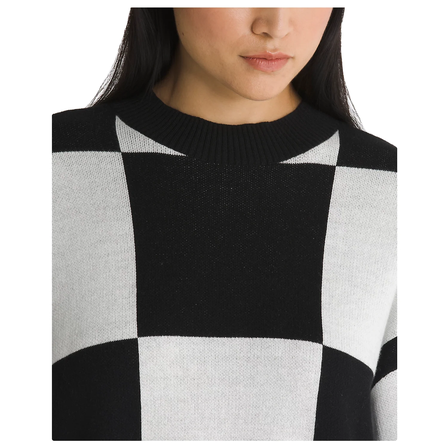 Vans Women's Vortex Sweater Black/Marshmallow - Image 4