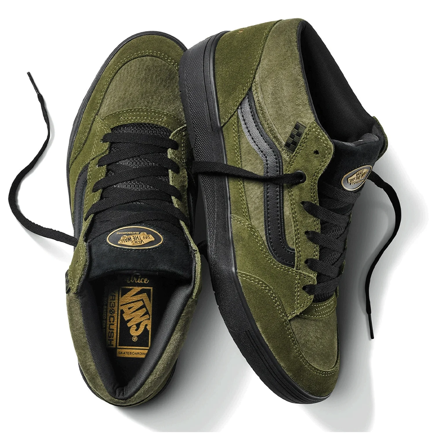 Vans Zahba Mid Shoe Dark Olive - Image 2