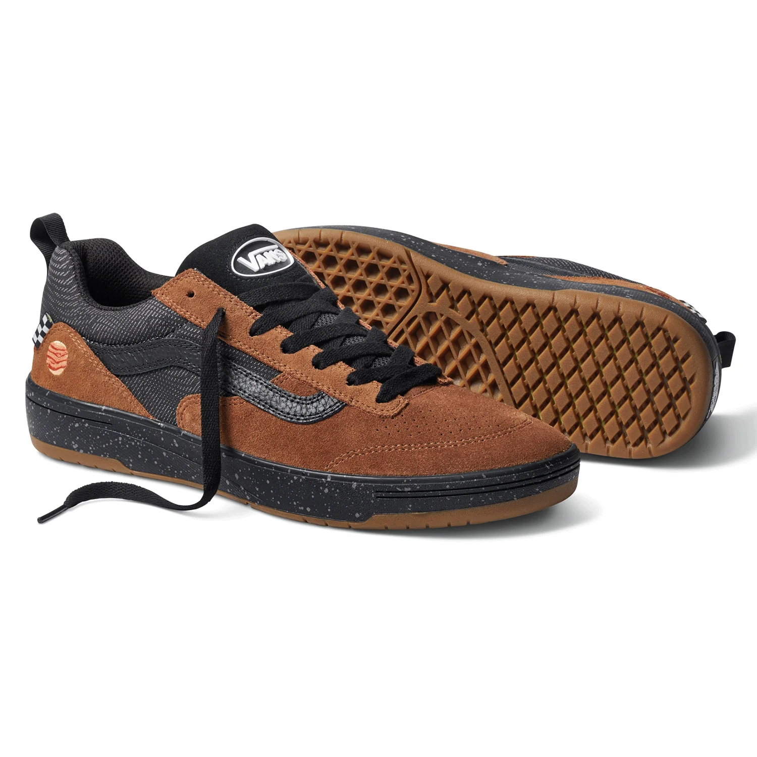Vans Zahba Shoe Brown/Multi - Image 2