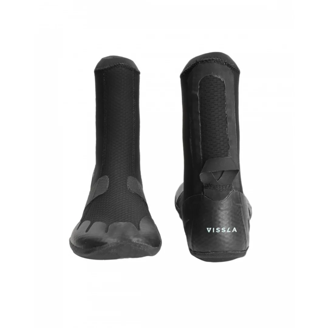 Vissla High Seas Round Toe Surf Boot 5mm Black - Image 2