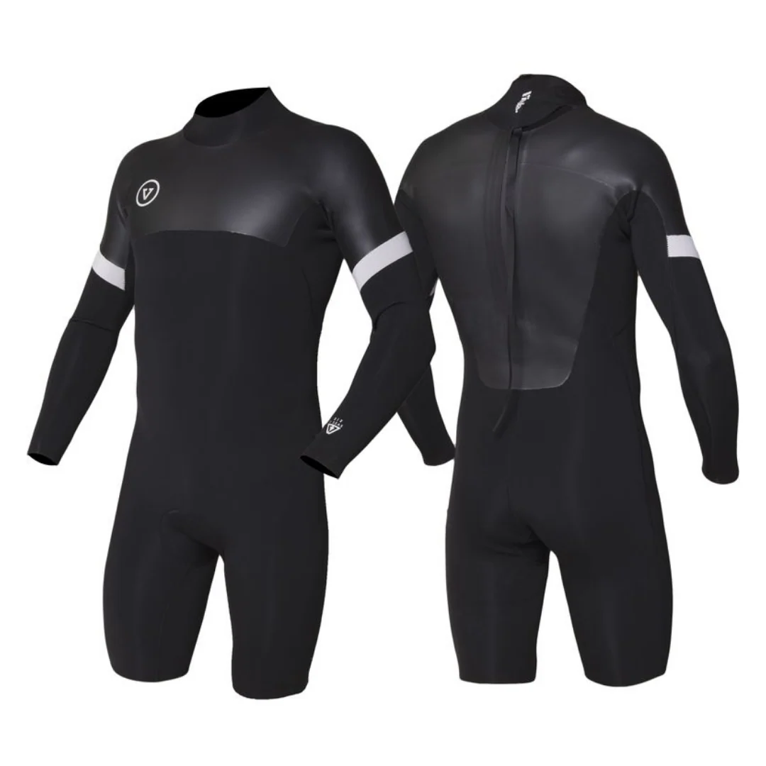 Vissla Seven Seas Raditude 2/2mm Long Sleeve Spring Wetsuit Black Smoothie - Image 3
