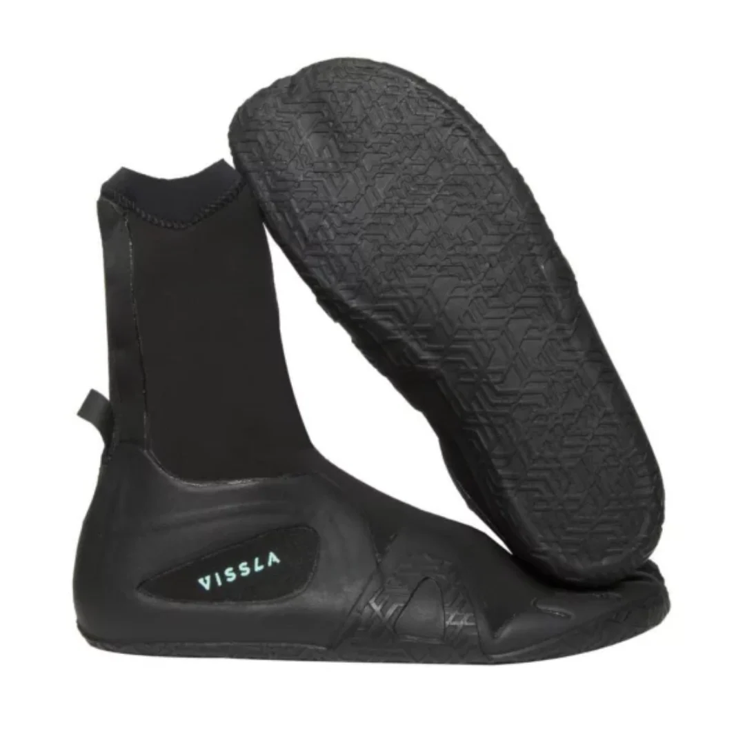 Vissla Seven Seas Split Toe Surf Boot 3mm Black - Image 2