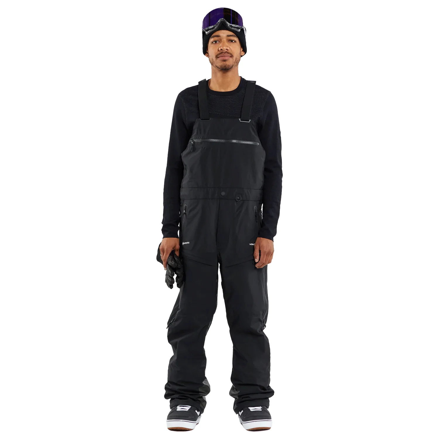 Volcom Men's 3L Gore-tex Overhauler Bib Pant 2024 Black - Image 3