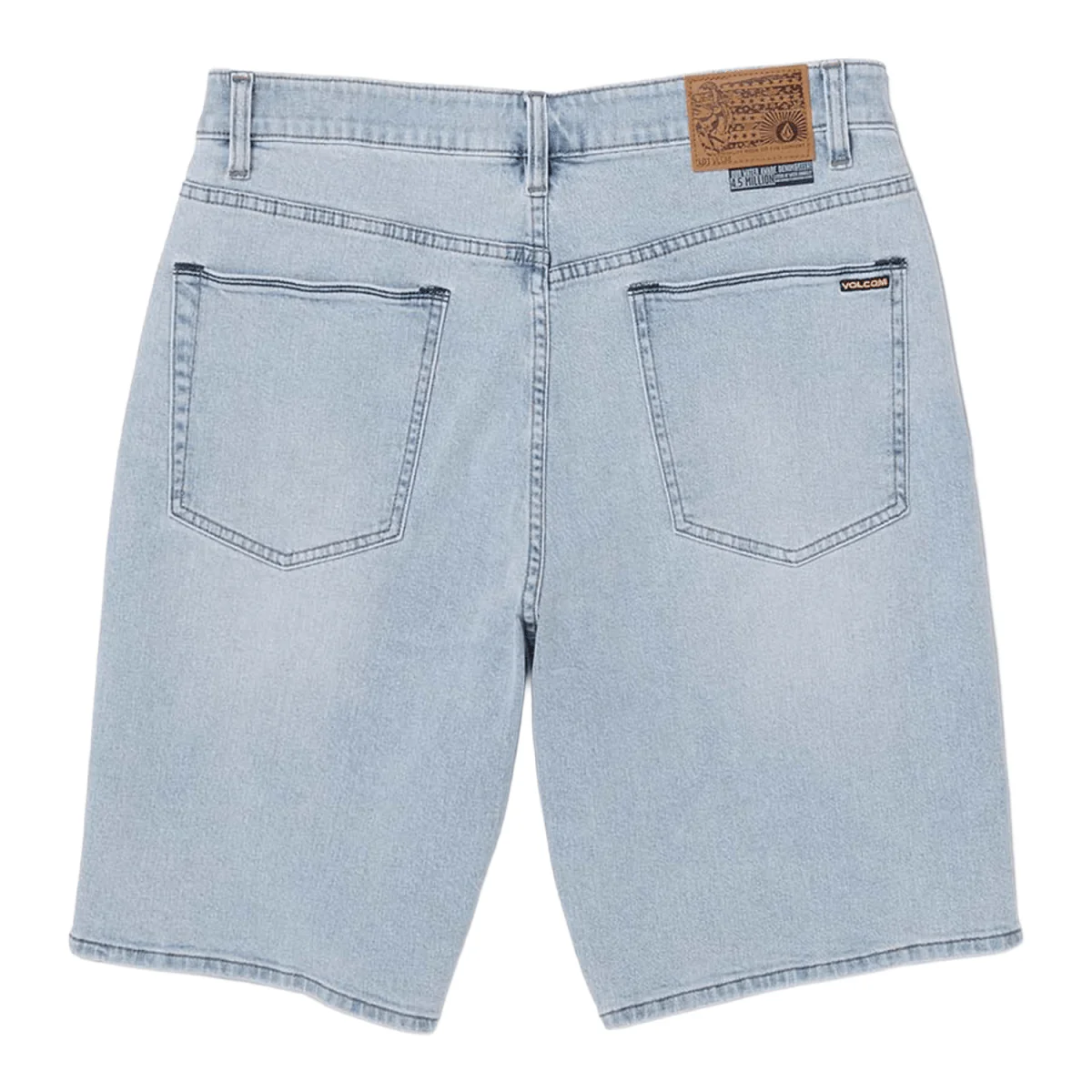 Volcom Men's Billow Denim Short Desert Dirt Indigo - Image 4