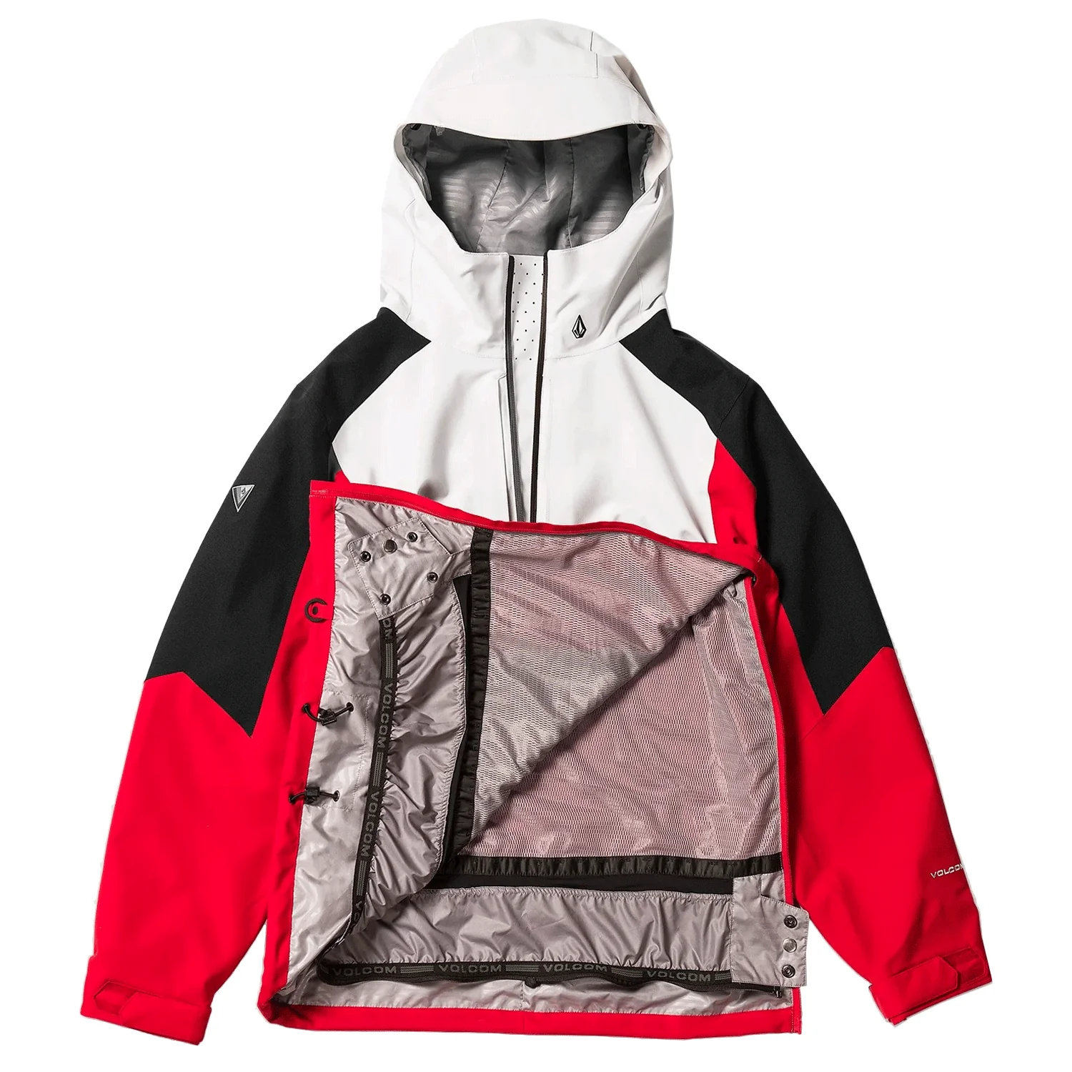 Volcom Men's Brighton PulloverJacket 2024 Red - Image 3