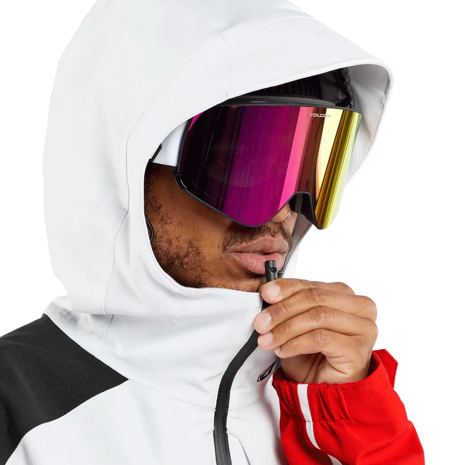 Volcom Men's Brighton PulloverJacket 2024 Red - Image 4