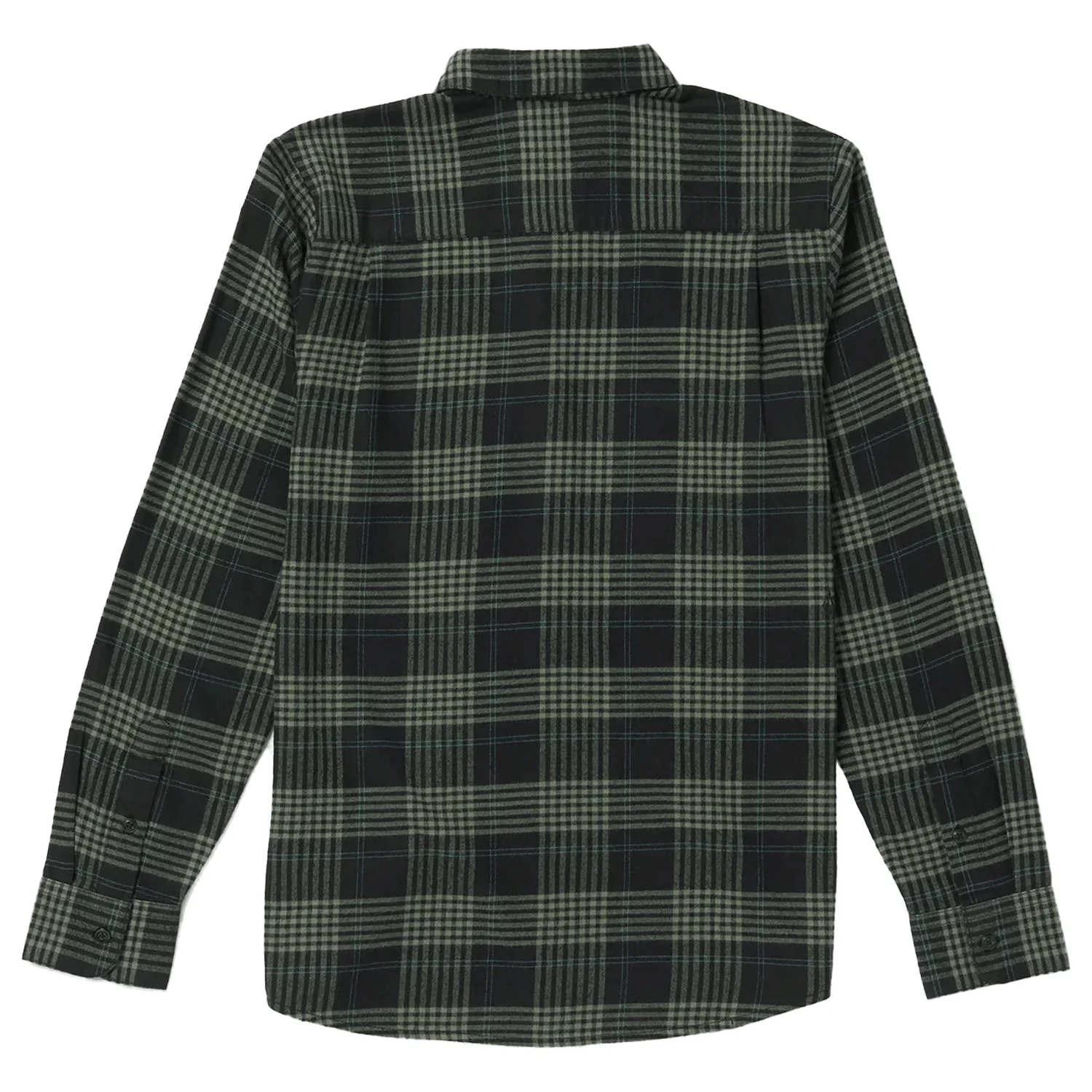 Volcom Men's Caden Plaid L/S Shirt Black - Image 2