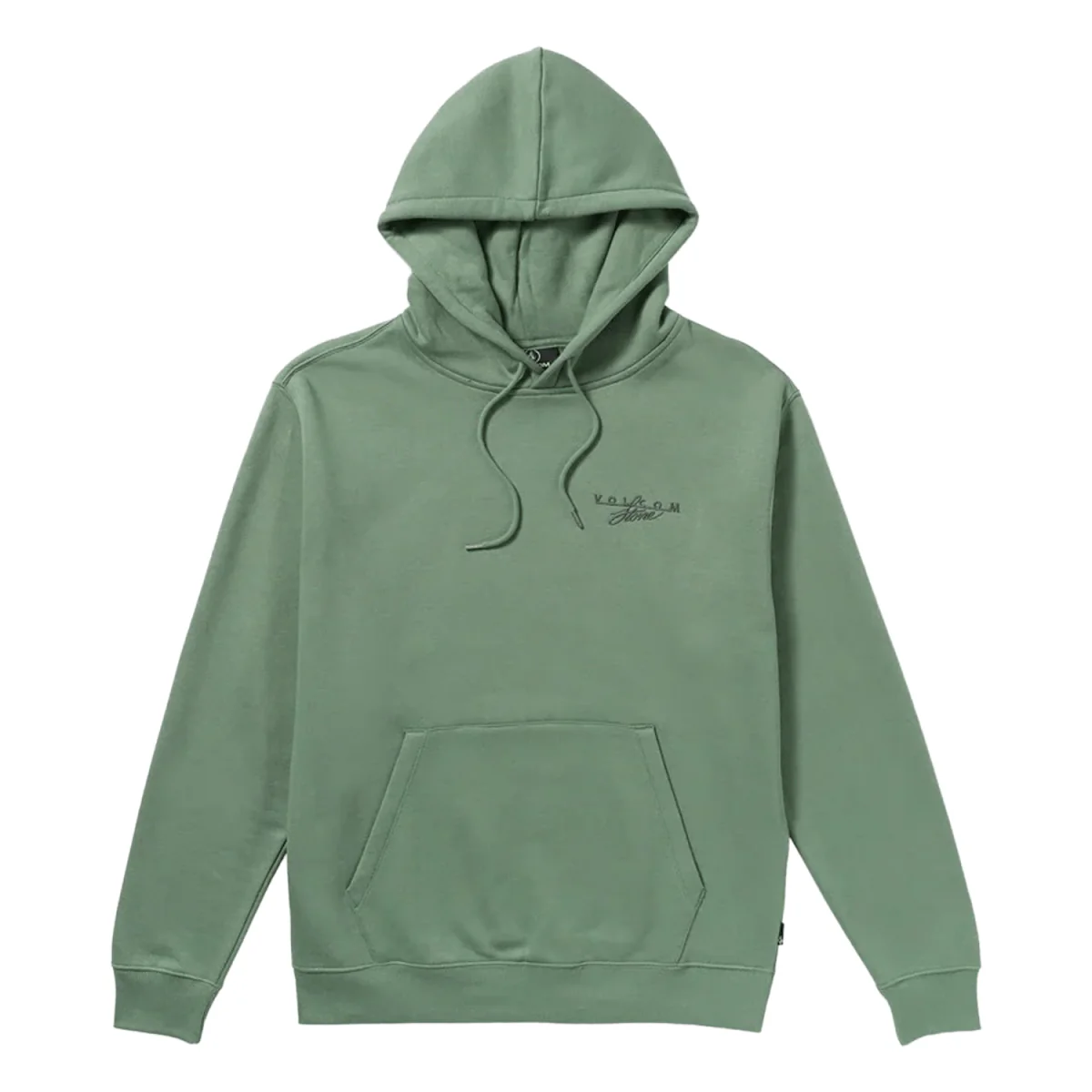 Volcom Men's Calmstone P/O Fleece Light Olive - Image 4