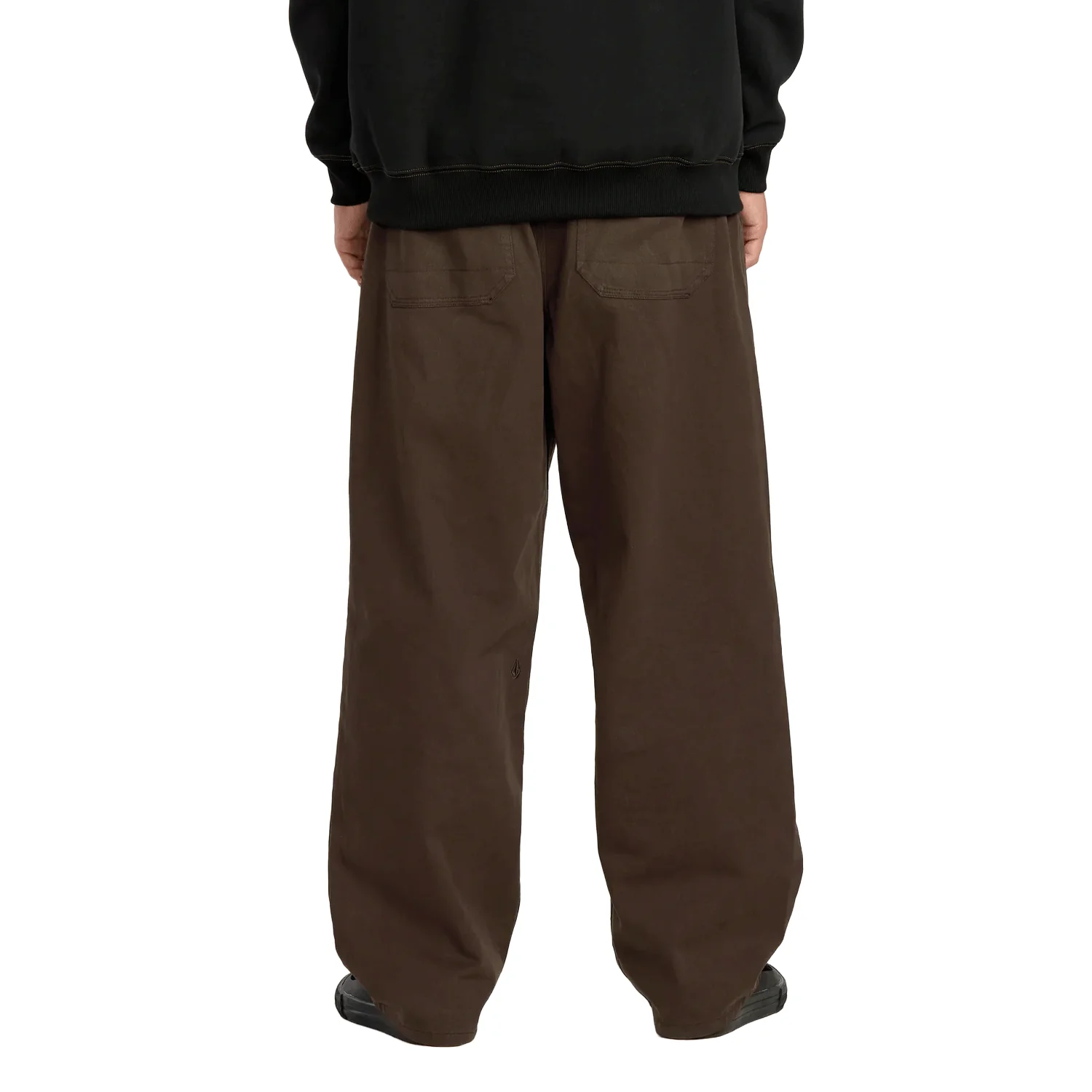 Volcom Men's Chillow Pleat Elastic Waist Pant Cacao - Image 3