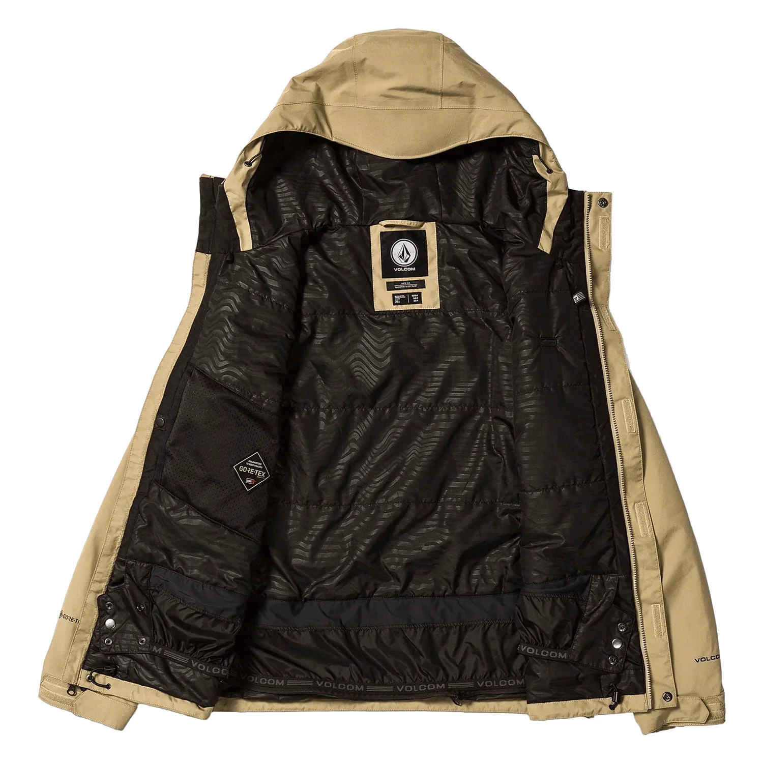 Volcom Men's Dua Gore-tex Jacket 2024 Dark Khaki - Image 3