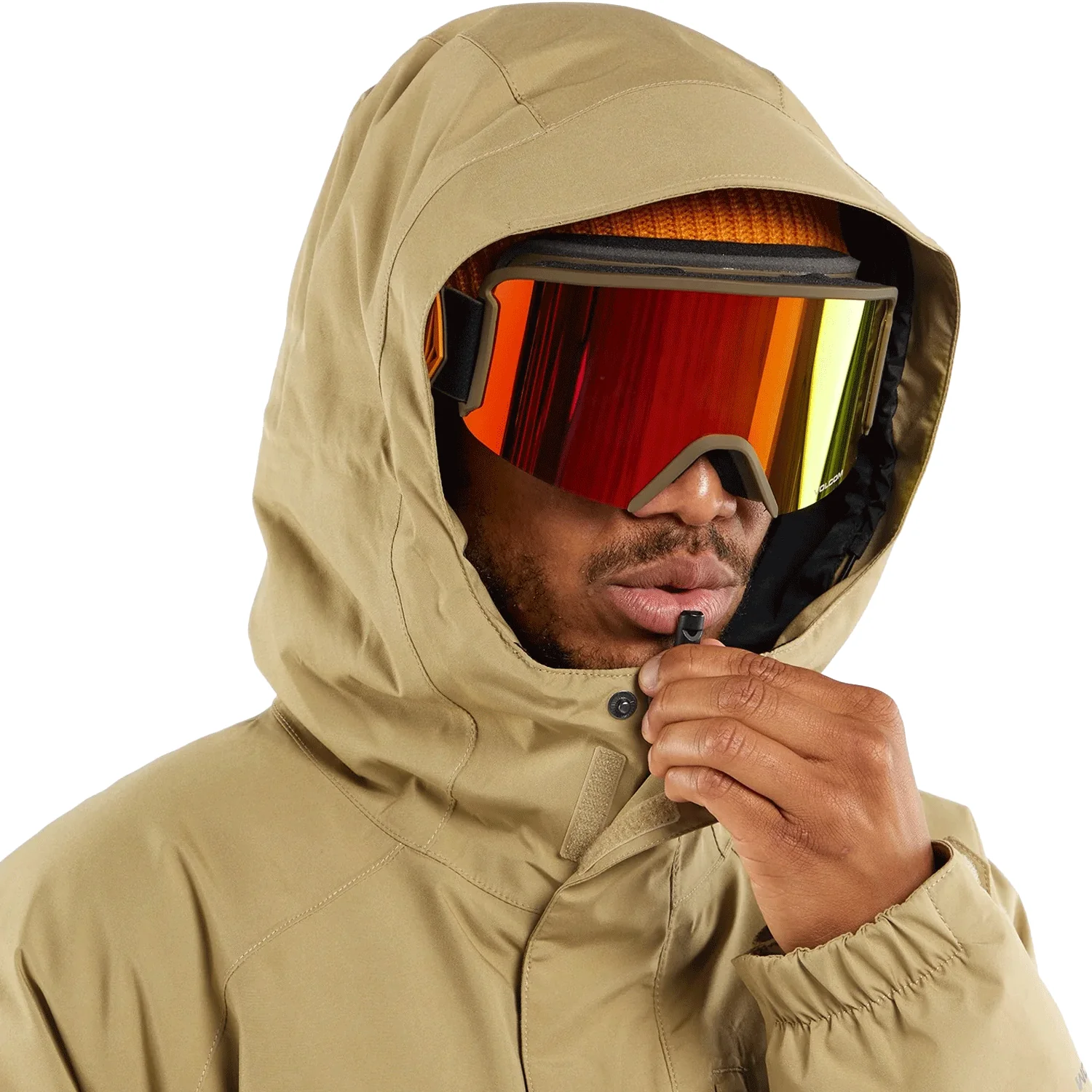 Volcom Men's Dua Gore-tex Jacket 2024 Dark Khaki - Image 4
