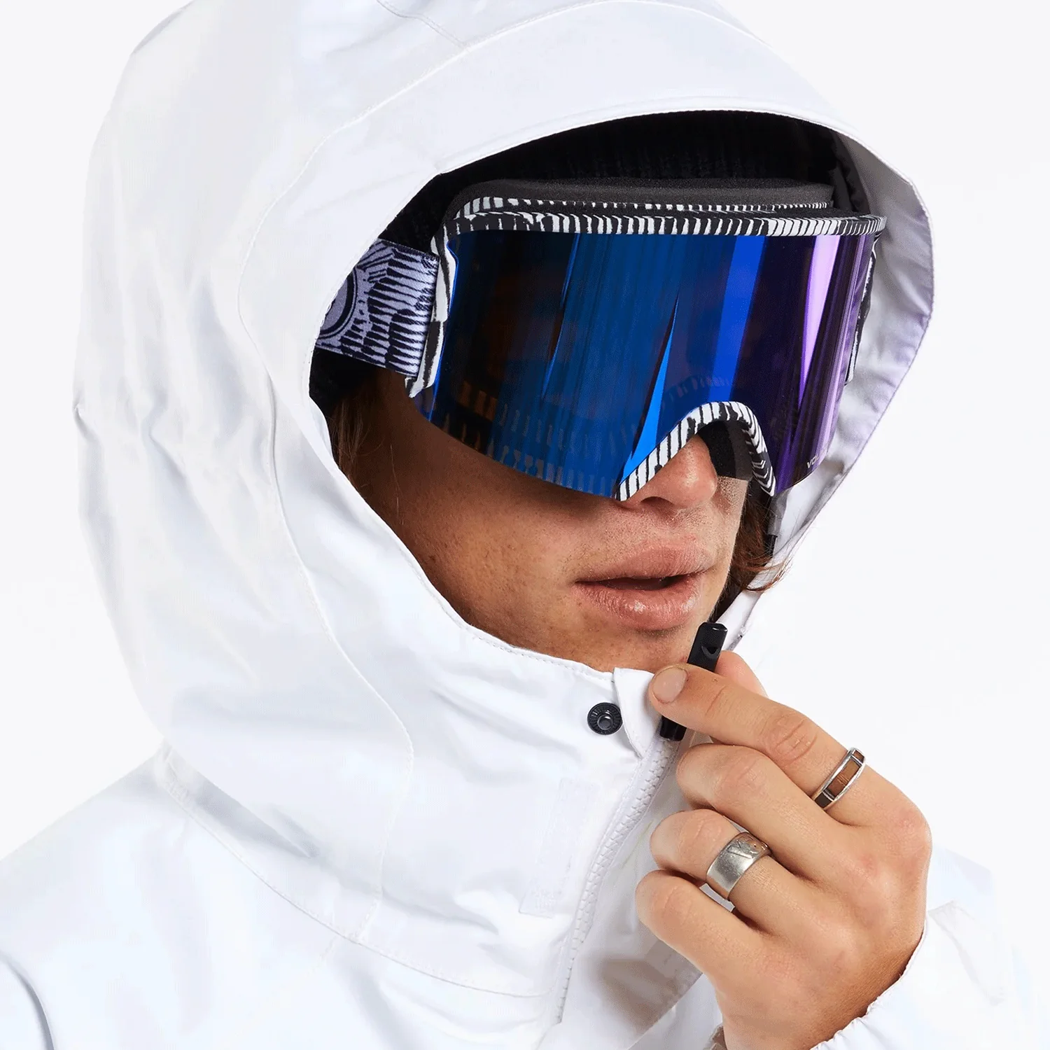 Volcom Men's Dua Gore-tex Jacket 2024 White - Image 4