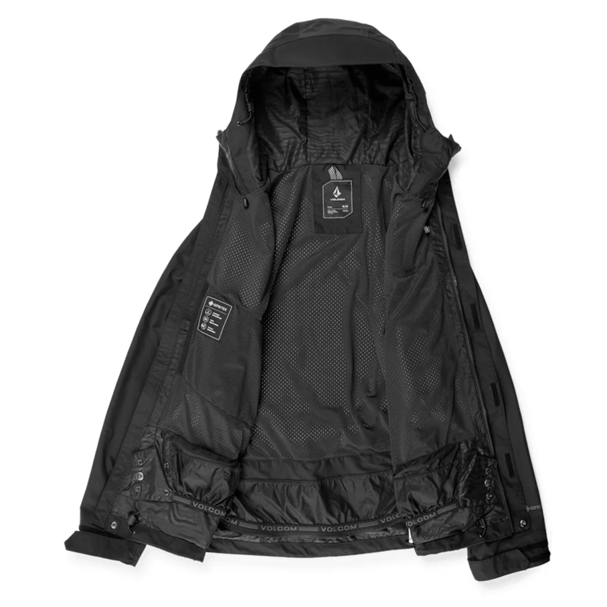 Volcom Men's Dua Gore-tex Jacket 2025 Black - Image 3