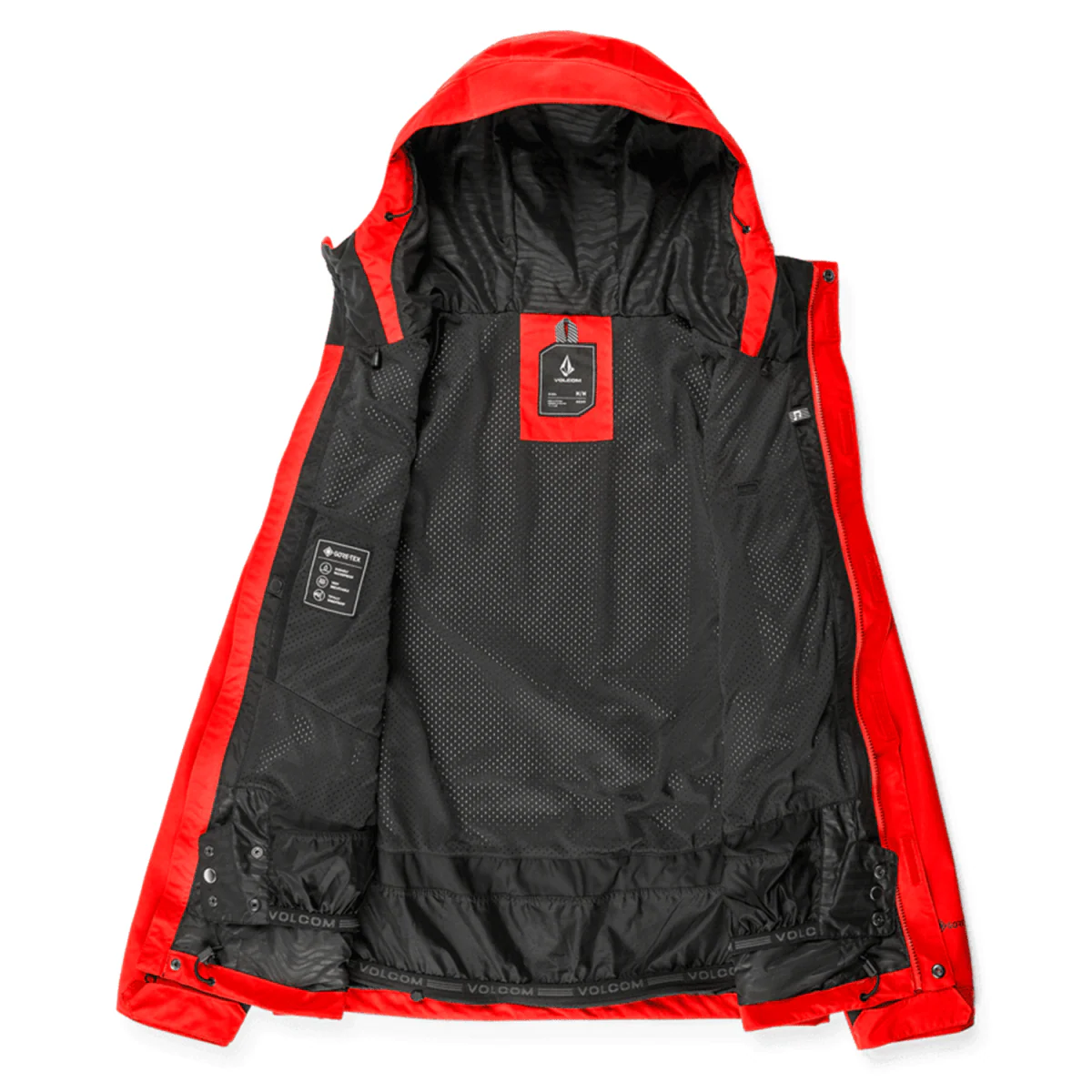 Volcom Men's Dua Gore-tex Jacket 2025 Crimson - Image 3