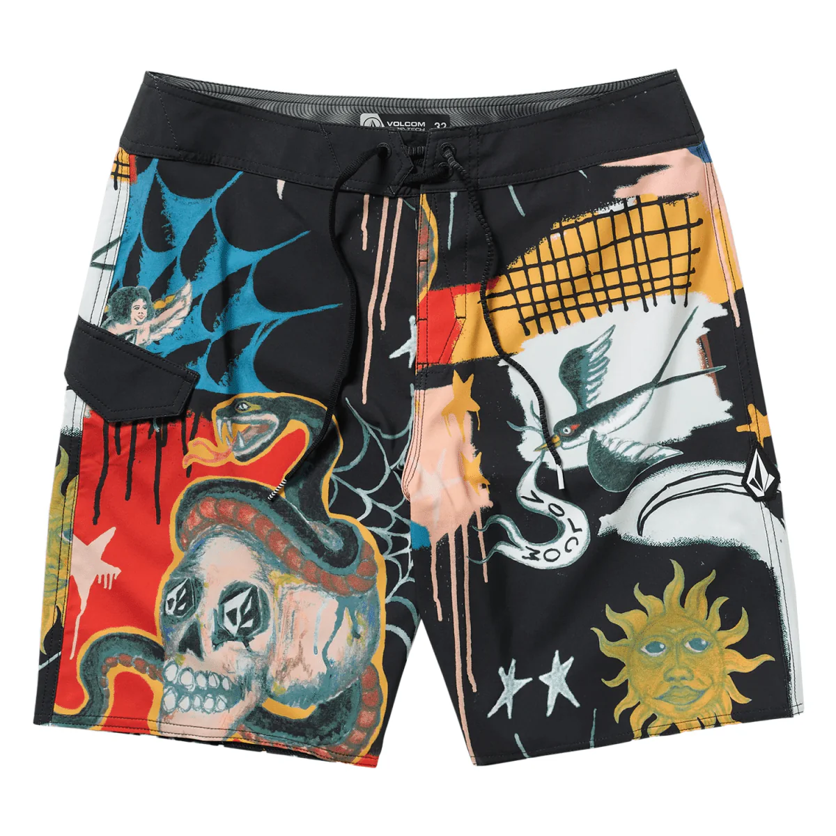 Volcom Men's FA Seth Conboy Mod 20 Boardshort Black - Image 3