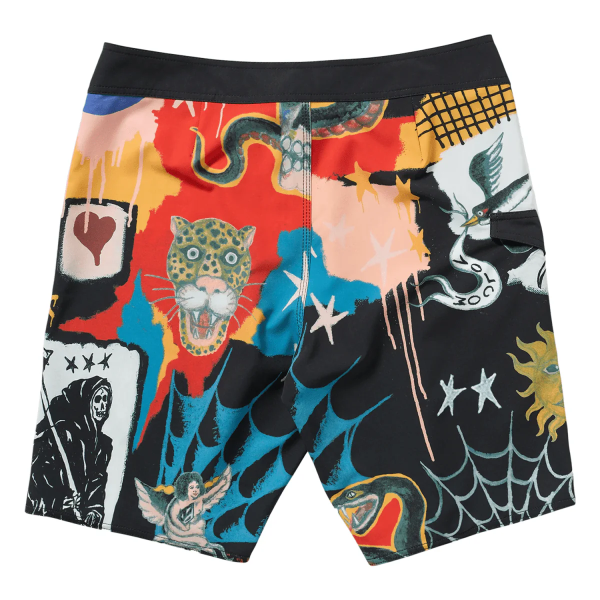 Volcom Men's FA Seth Conboy Mod 20 Boardshort Black - Image 4