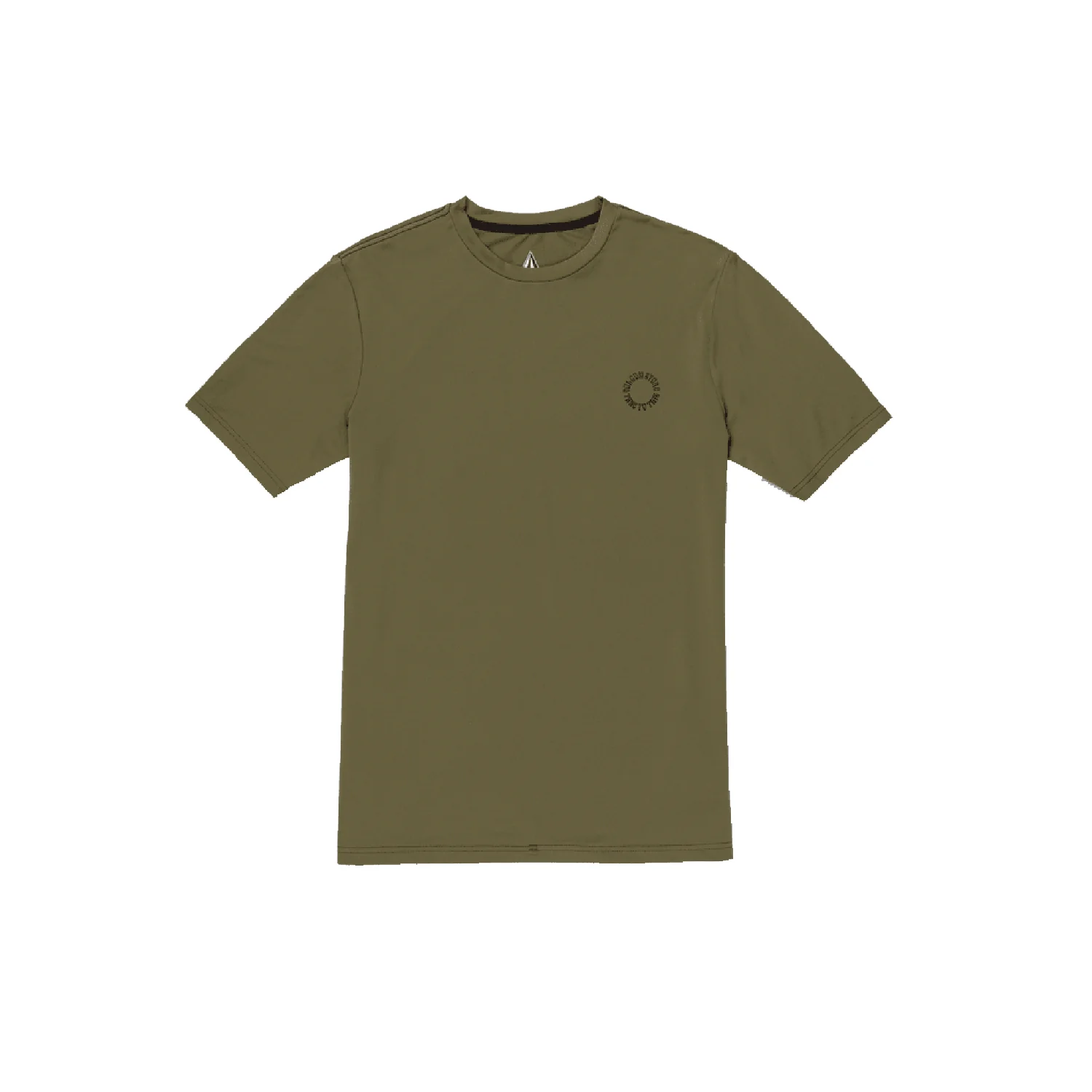 Volcom Men's Faulter S/S Rashguard Military - Image 4
