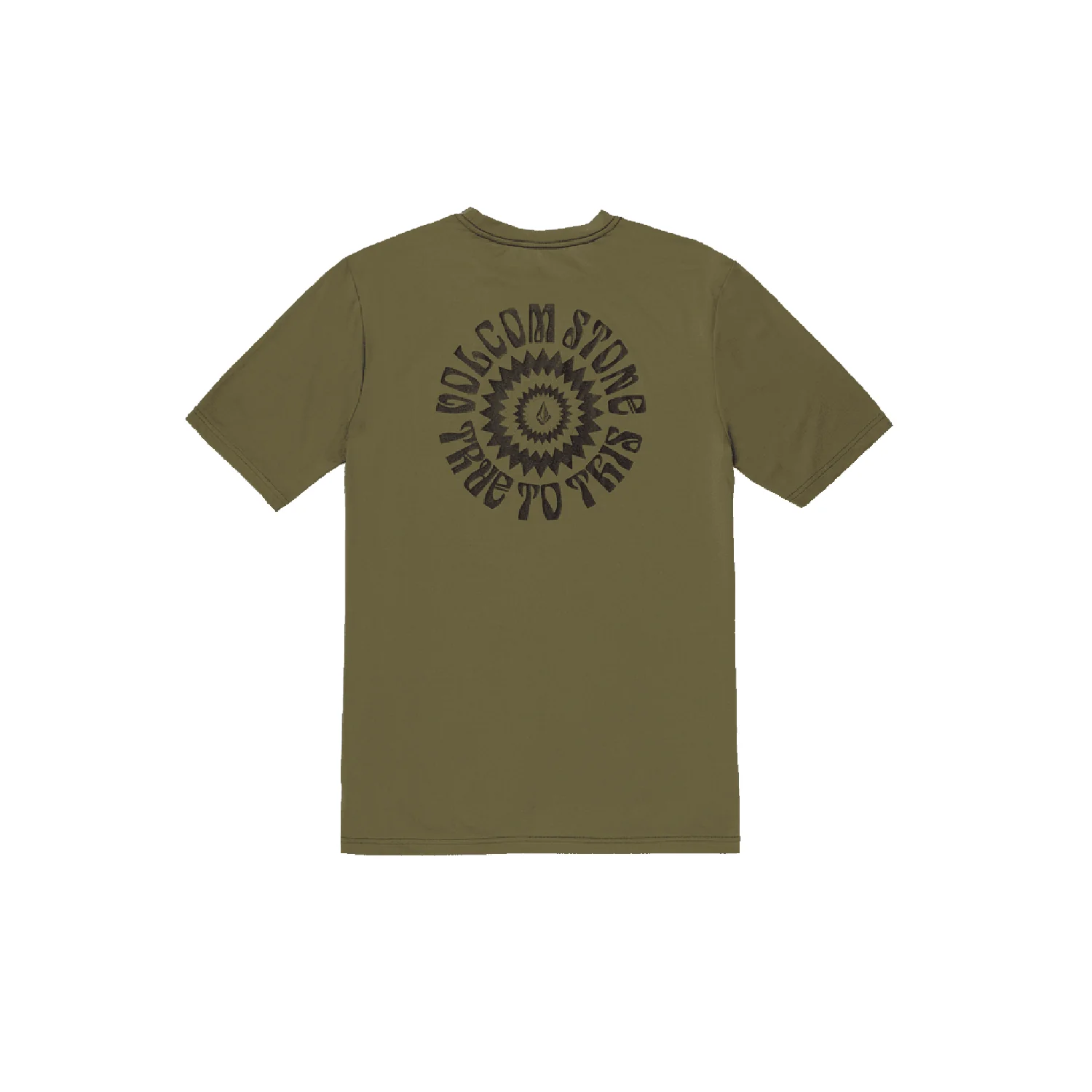 Volcom Men's Faulter S/S Rashguard Military - Image 5