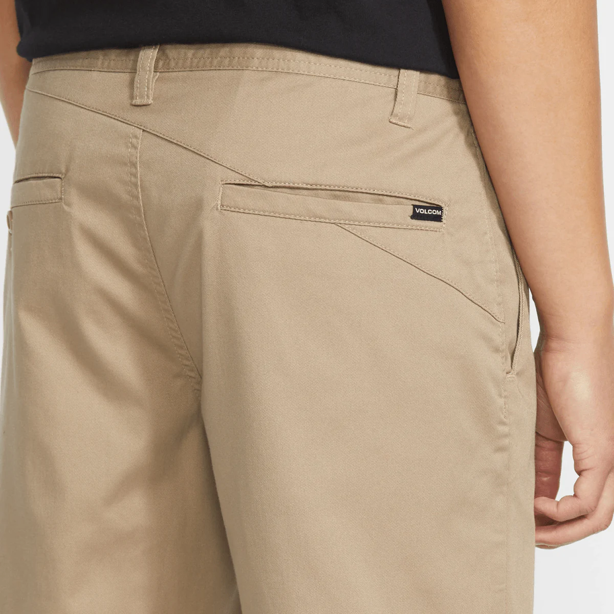 Volcom Men's Frickin Modern Stretch Short 21" Khaki - Image 3