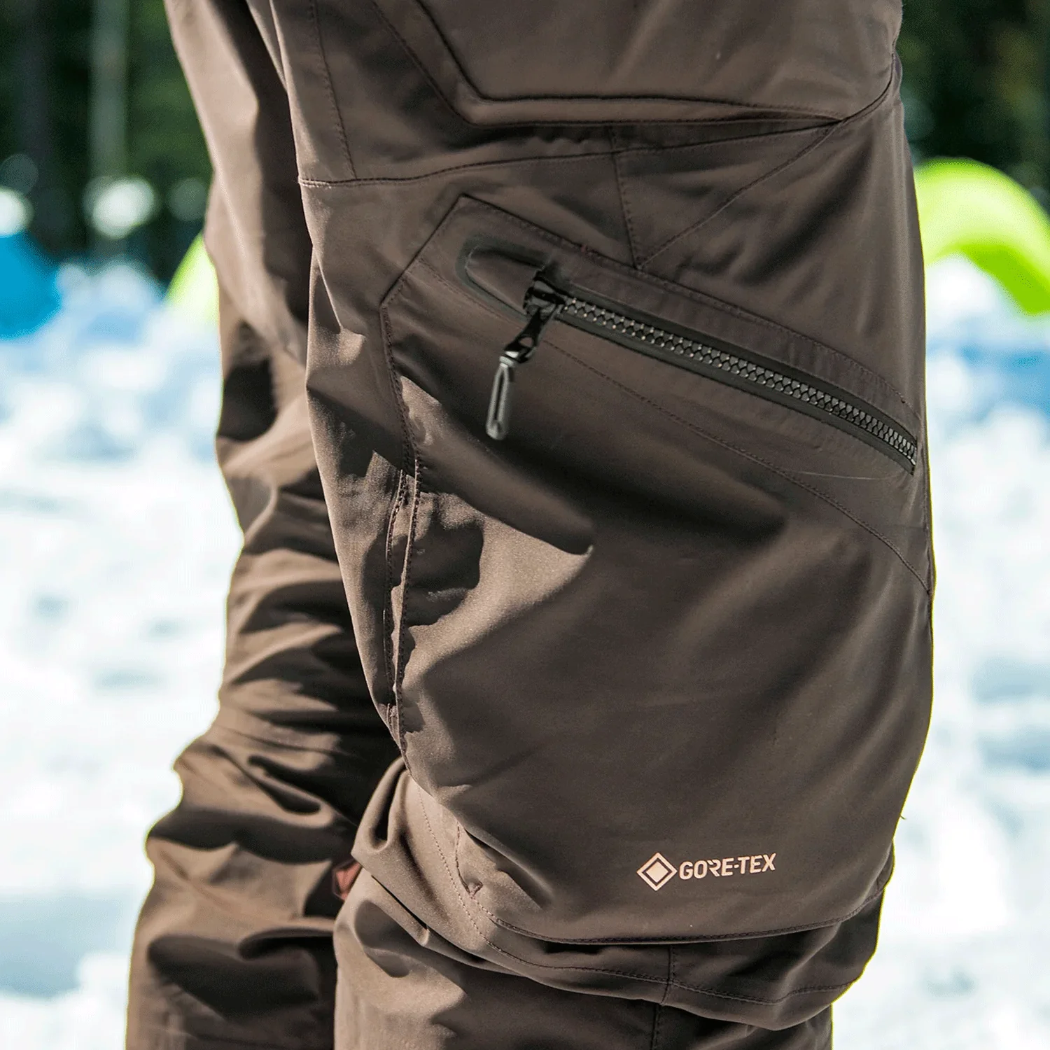 Volcom Men's Guch Stretch Gore-tex Pant 2024 Brown - Image 3