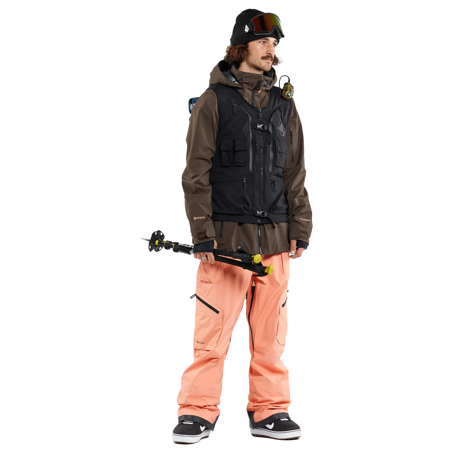 Volcom Men's Guch Stretch Gore-tex Pant 2024 Peach - Image 3