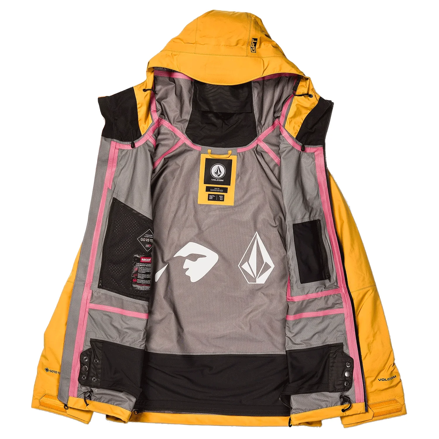 Volcom Men's Guide Gore-tex Jacket 2024 Gold - Image 3