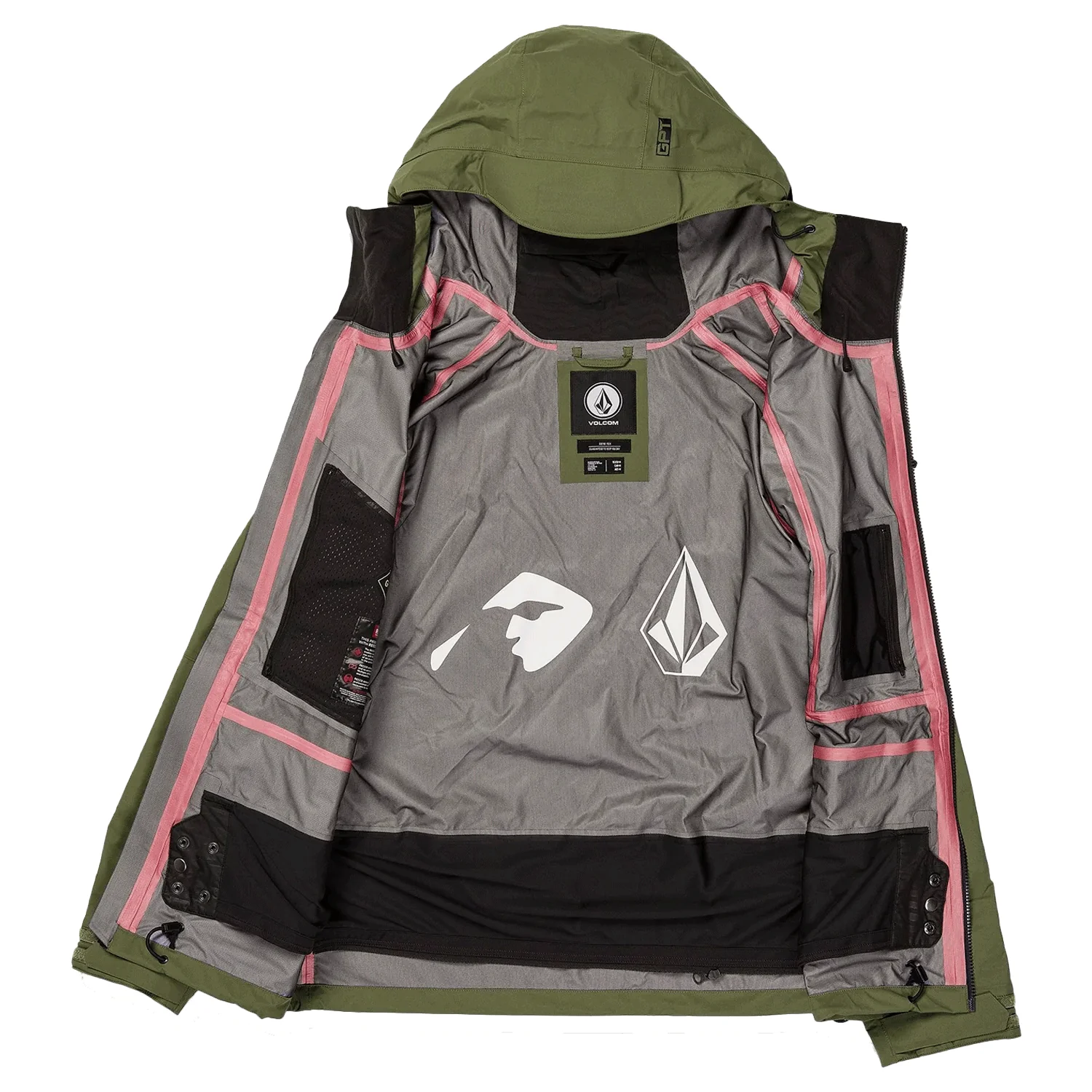 Volcom Men's Guide Gore-tex Jacket 2024 Military - Image 3