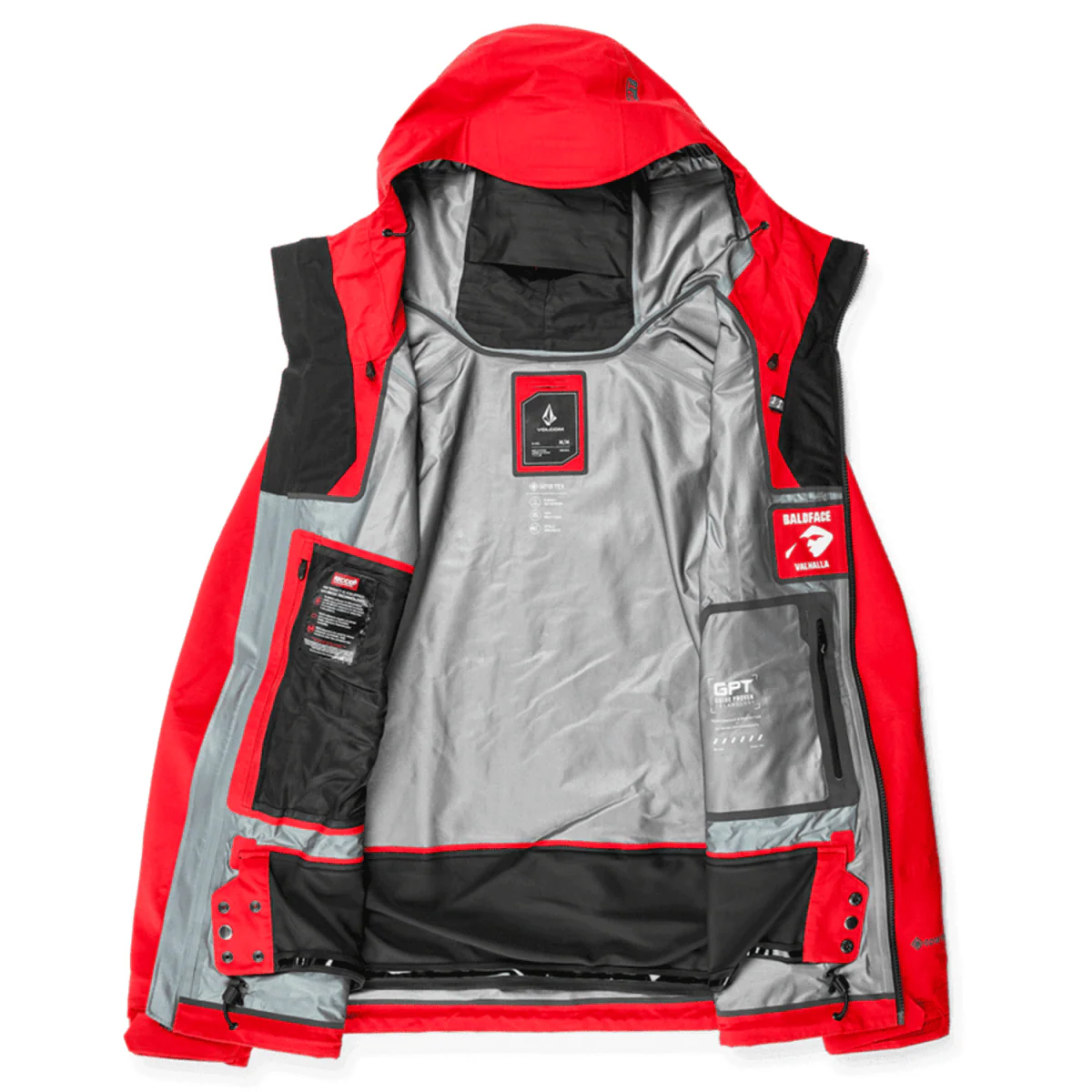 Volcom Men's Guide Gore-tex Jacket 2025 Crimson - Image 3