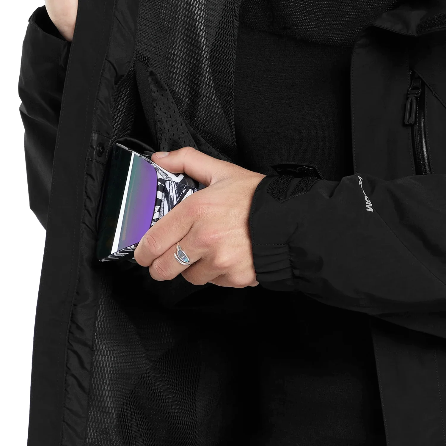 Volcom Men's L Gore-tex Jacket 2024 Black - Image 4
