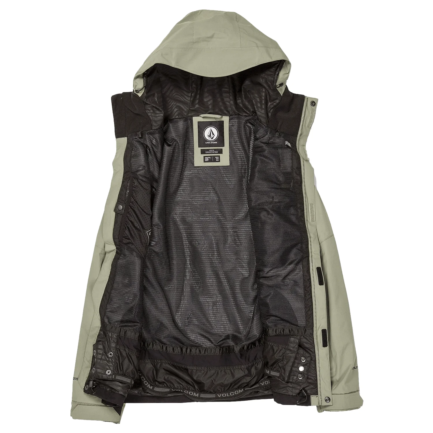 Volcom Men's L Gore-tex Jacket 2024 Light Military - Image 3