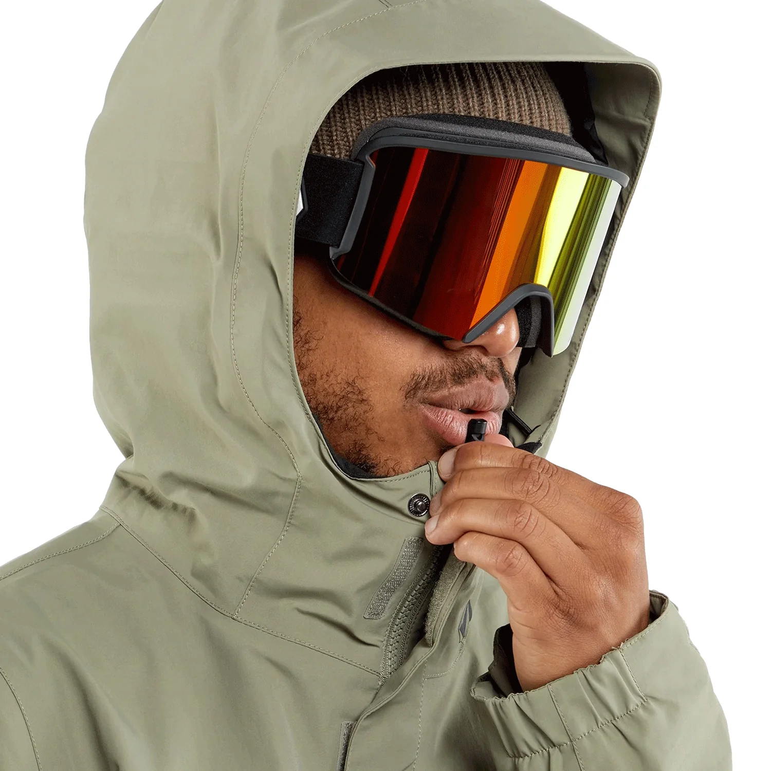 Volcom Men's L Gore-tex Jacket 2024 Light Military - Image 4