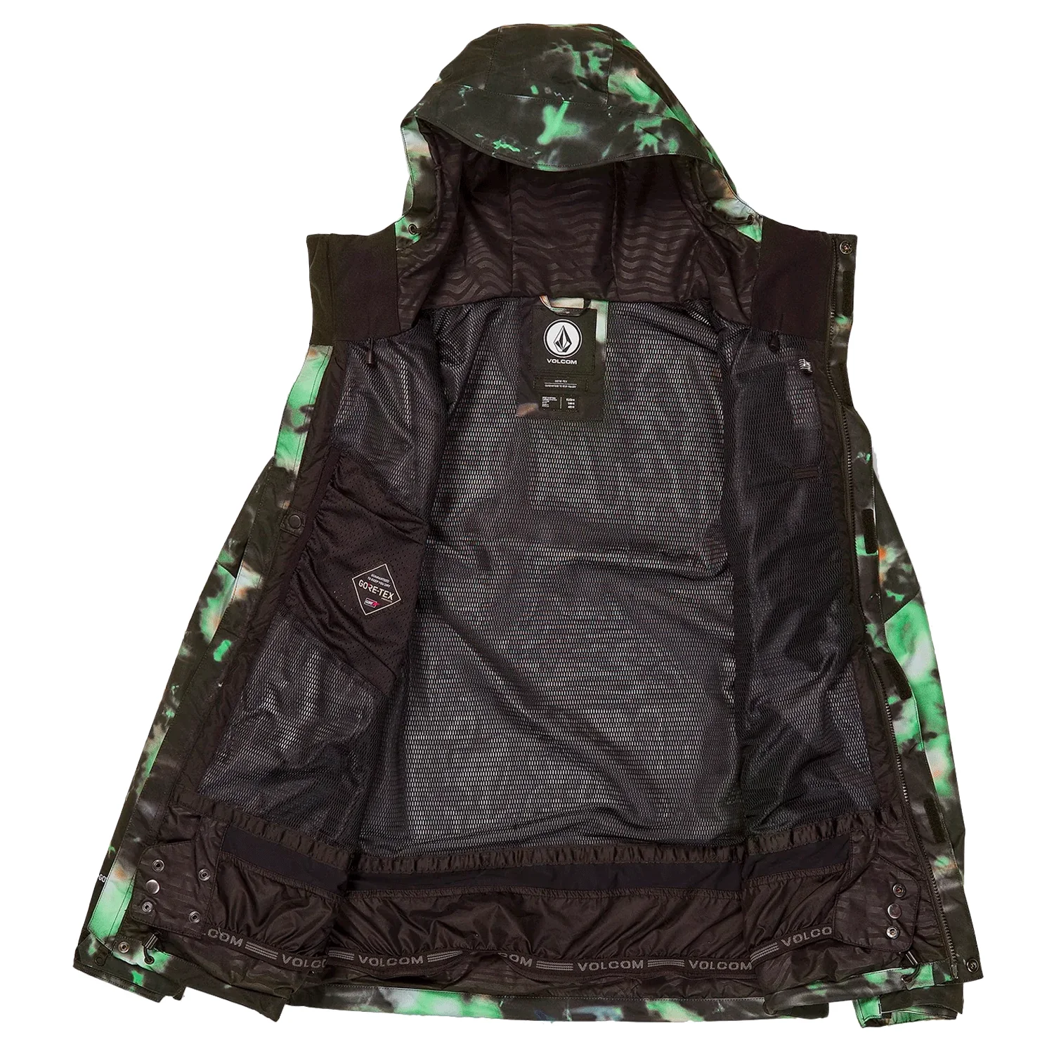 Volcom Men's L Gore-tex Jacket 2024 Spritz Black - Image 3