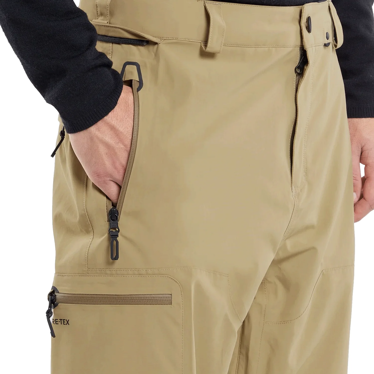 Volcom Men's L Gore-tex Pant 2024 Dark Khaki - Image 3