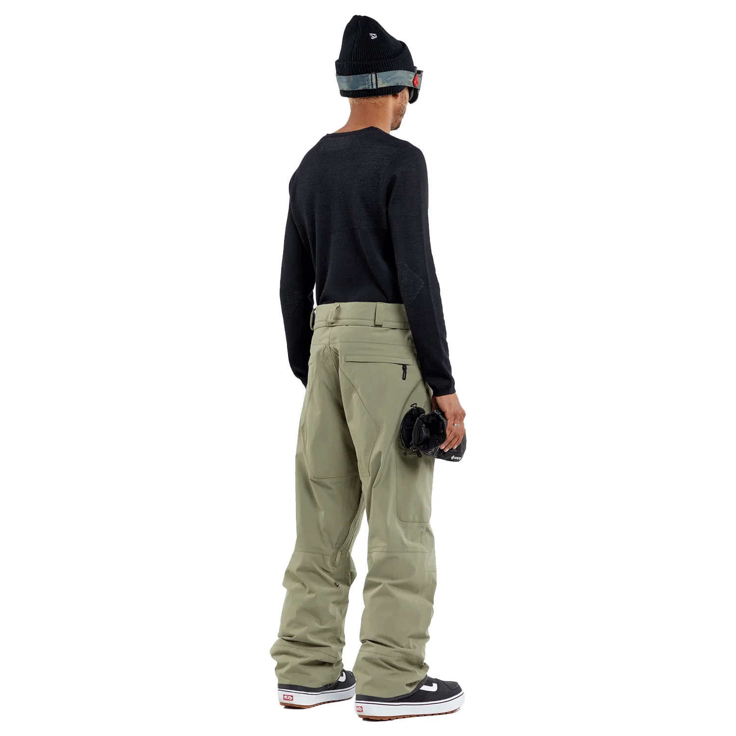Volcom Men's L Gore-tex Pant 2024 Light Military - Image 4