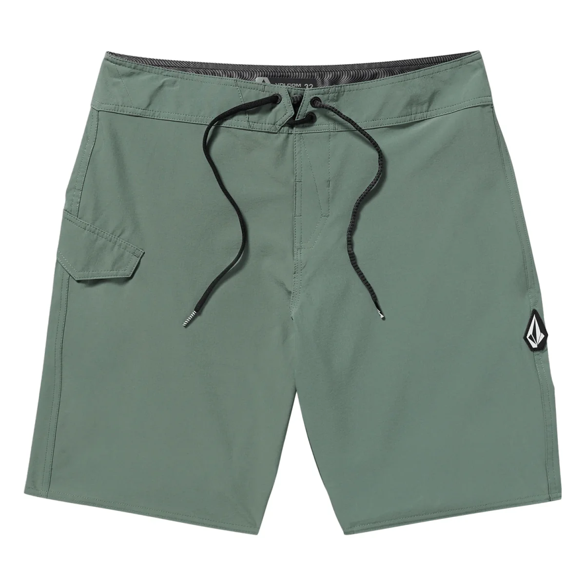 Volcom Men's Lido Solid Mod 20 Boardshort Light Olive - Image 3