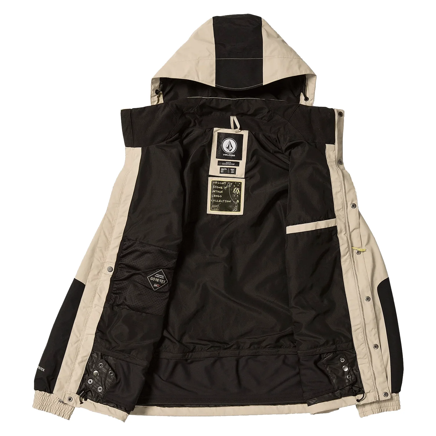 Volcom Men's Longo Gore-tex Jacket 2024 Khakiest - Image 3
