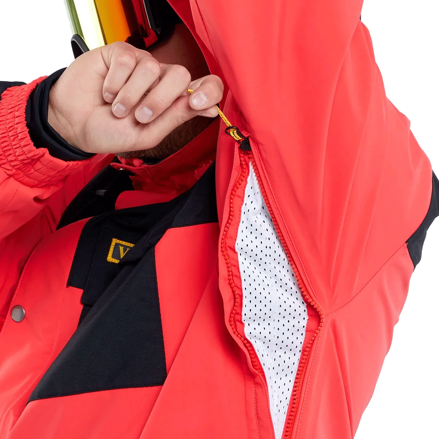 Volcom Men's Longo Gore-tex Jacket 2024 Orange - Image 4