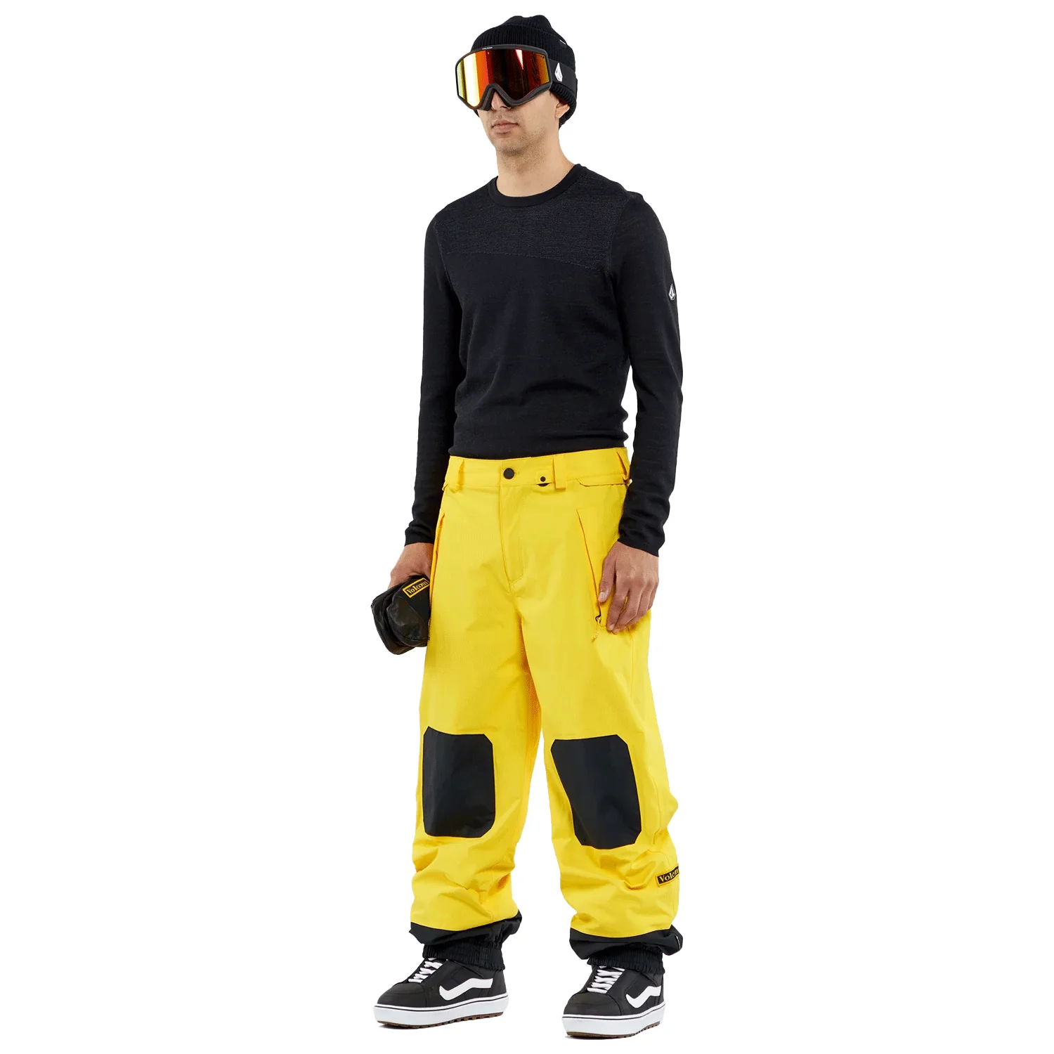 Volcom Men's Longo Gore-tex Pant 2024 Bright Yellow - Image 3