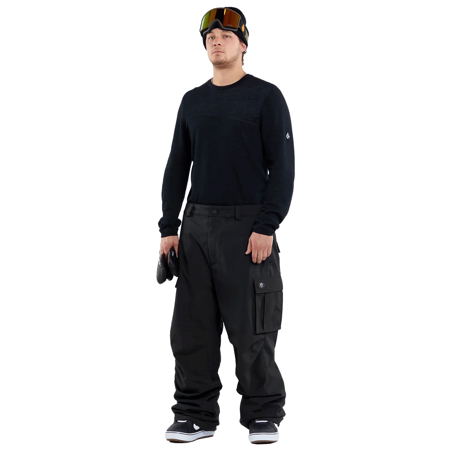 Volcom Men's Nwrk Baggy Pant 2024 Black - Image 3