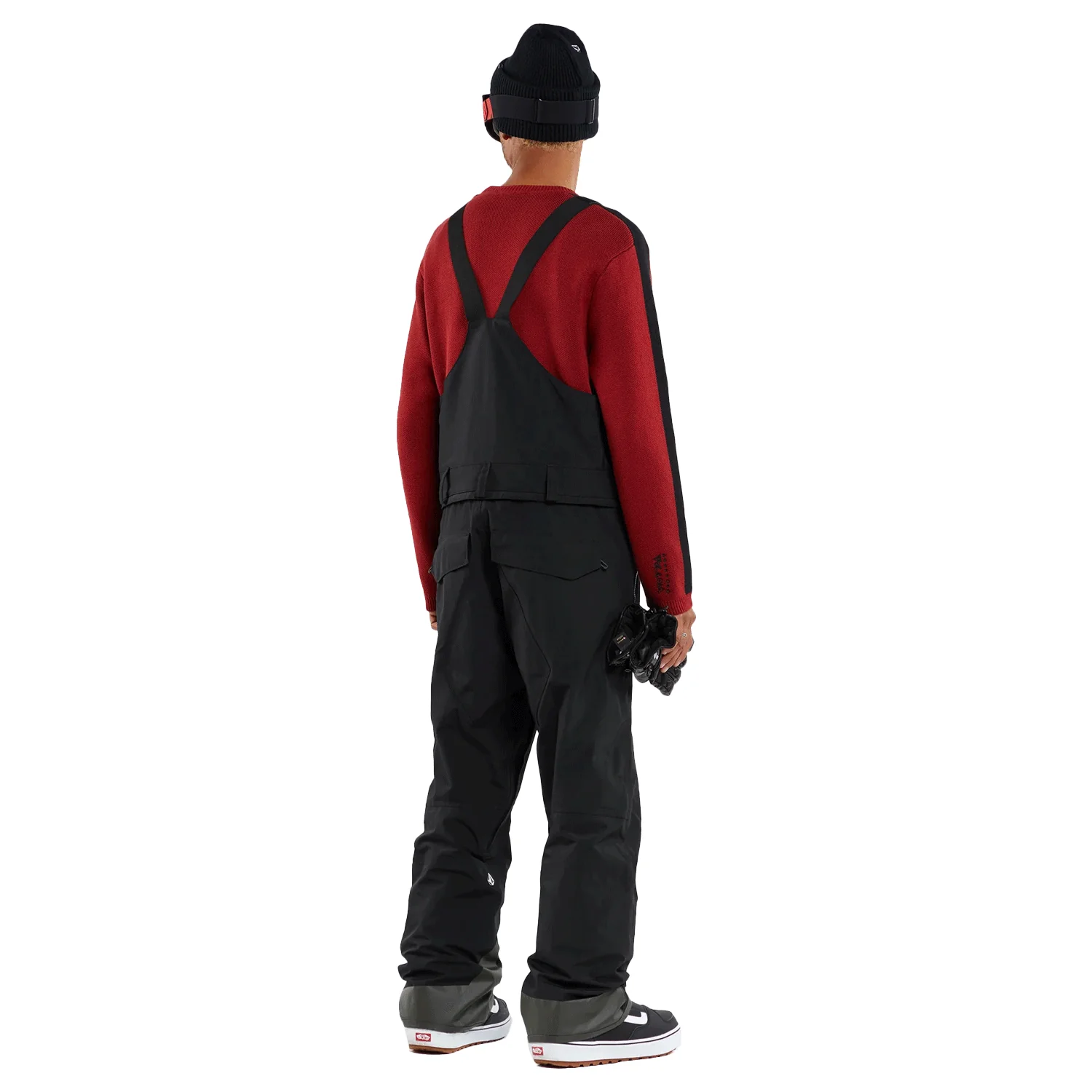 Volcom Men's Rain Gore-tex Overall Bib Pant 2024 Black - Image 4