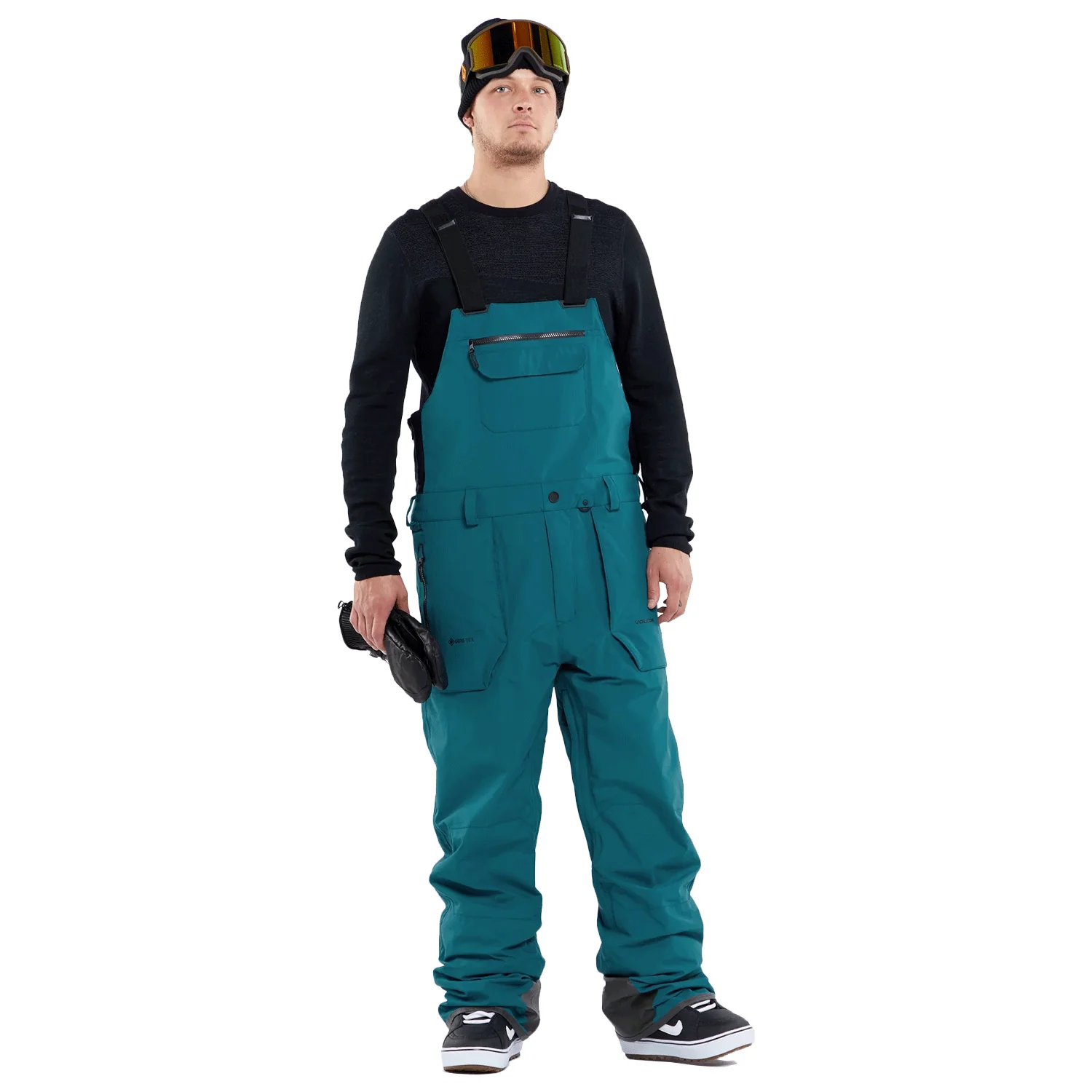 Volcom Men's Rain Gore-tex Overall Bib Pant 2024 Blue - Image 3