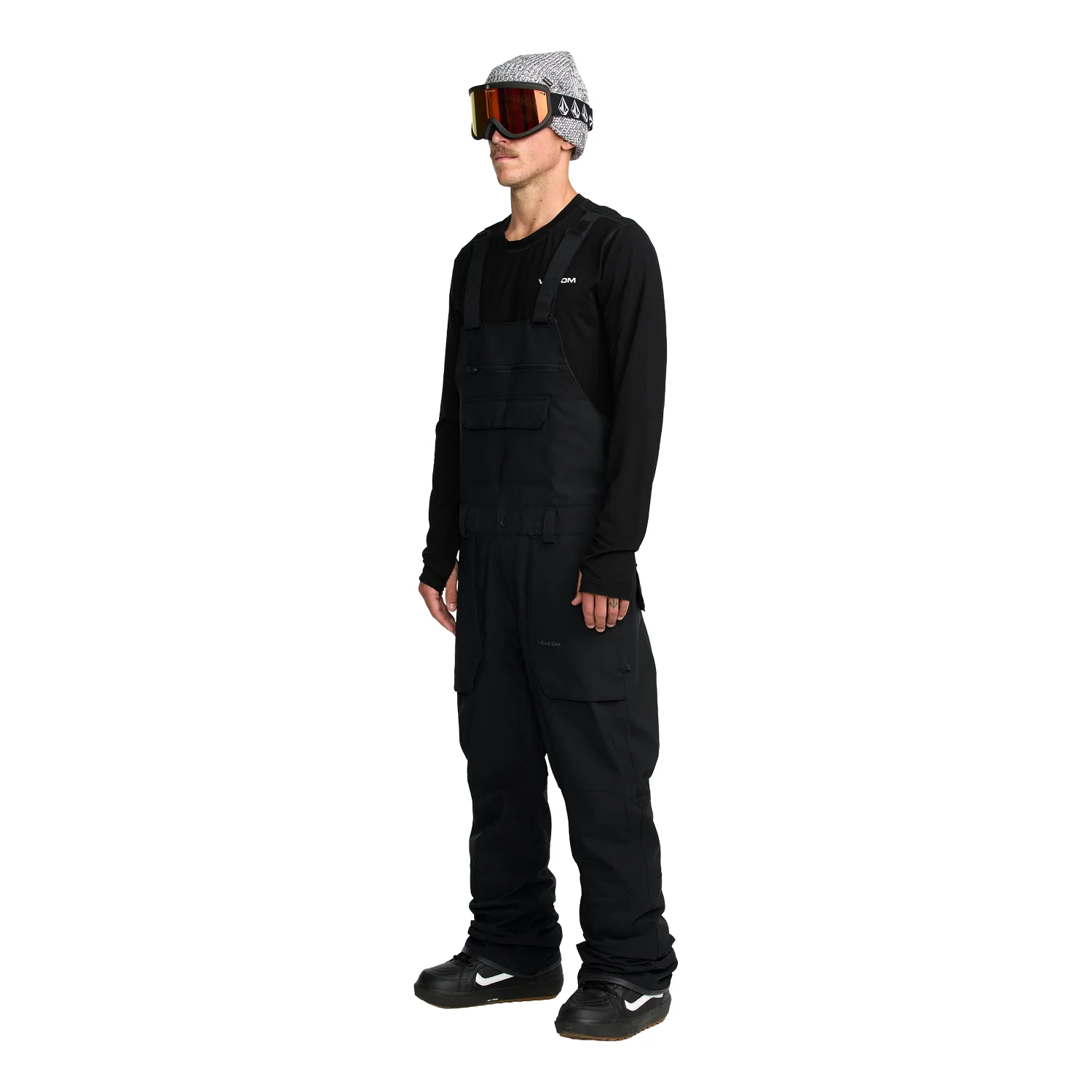 Volcom Men's Roan Bib Overall 2026 Black - Image 3