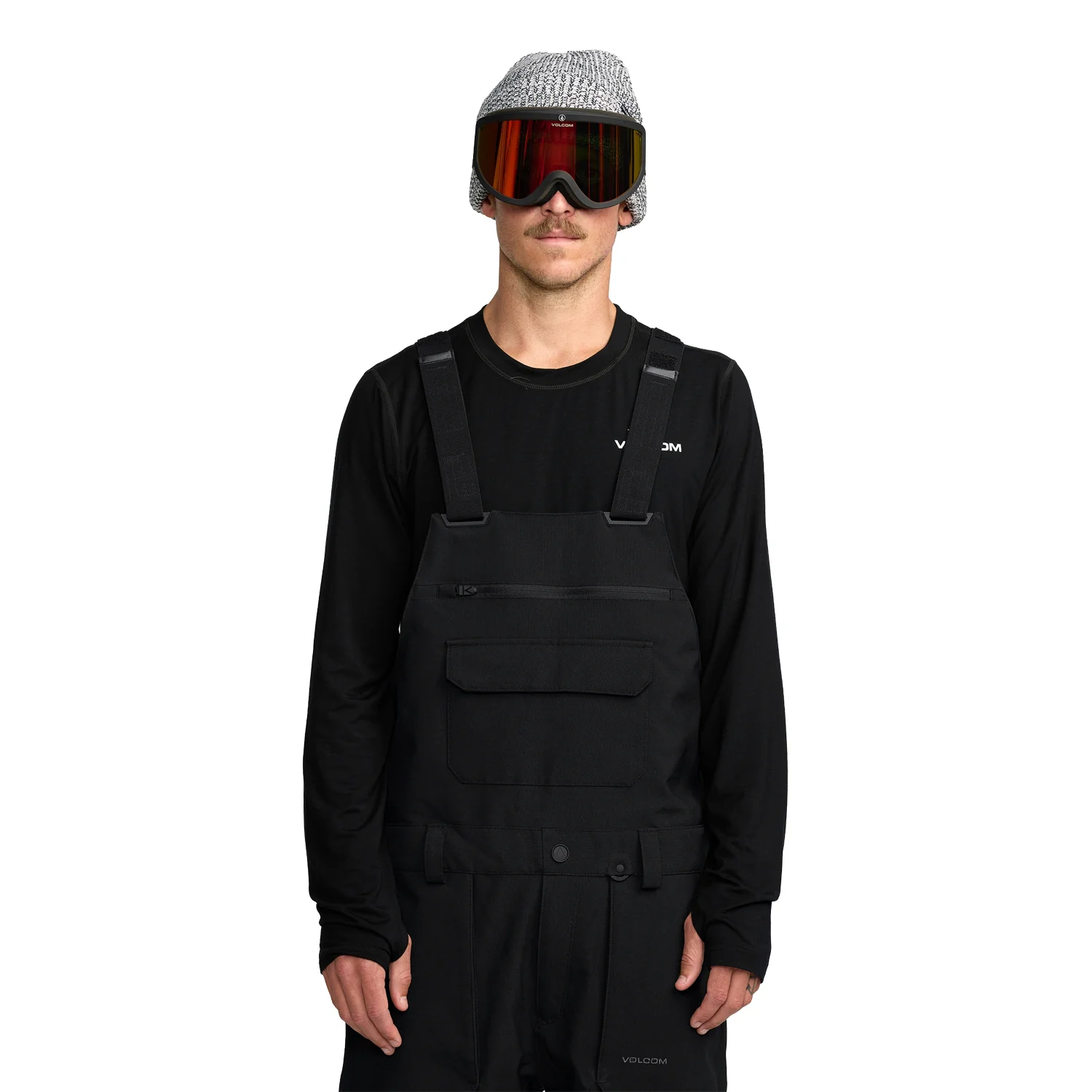 Volcom Men's Roan Bib Overall 2026 Black - Image 5