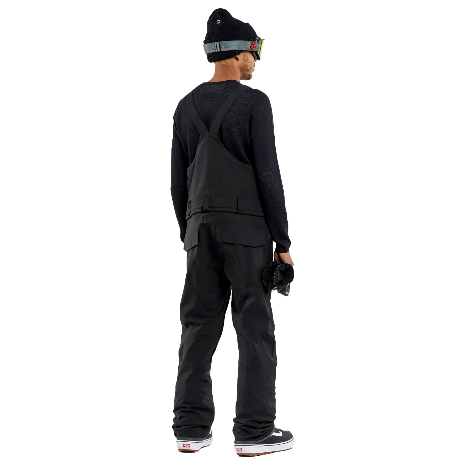Volcom Men's Roan Overall Bib Pant 2024 Black - Image 4