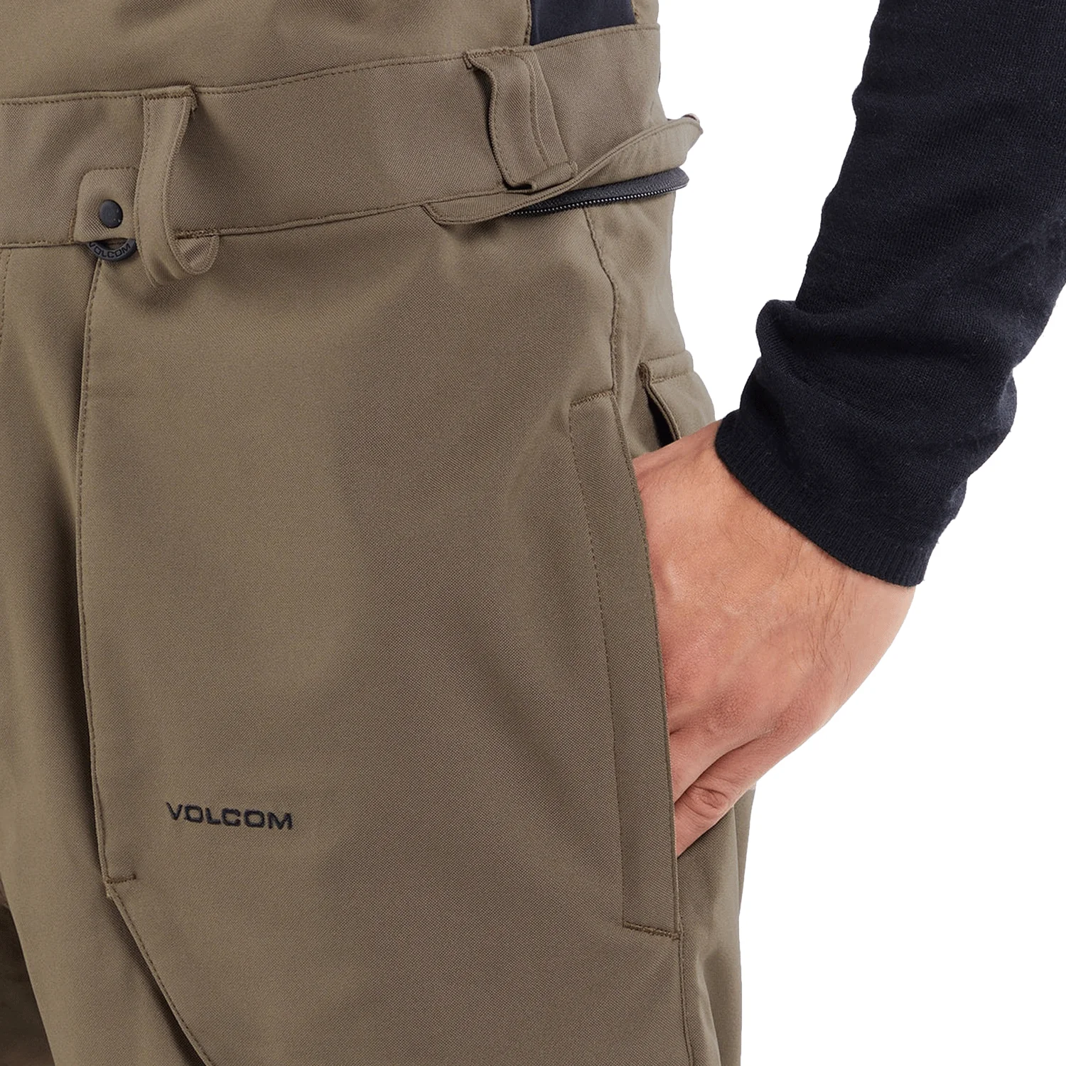 Volcom Men's Roan Overall Bib Pant 2024 Teak - Image 4