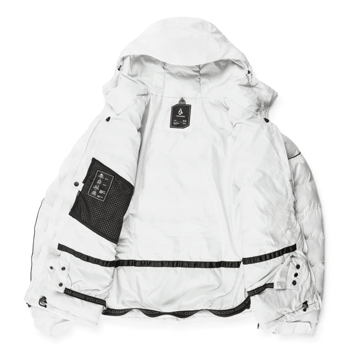 Volcom Men's Sew Down Jacket 2025 White Camo - Image 3