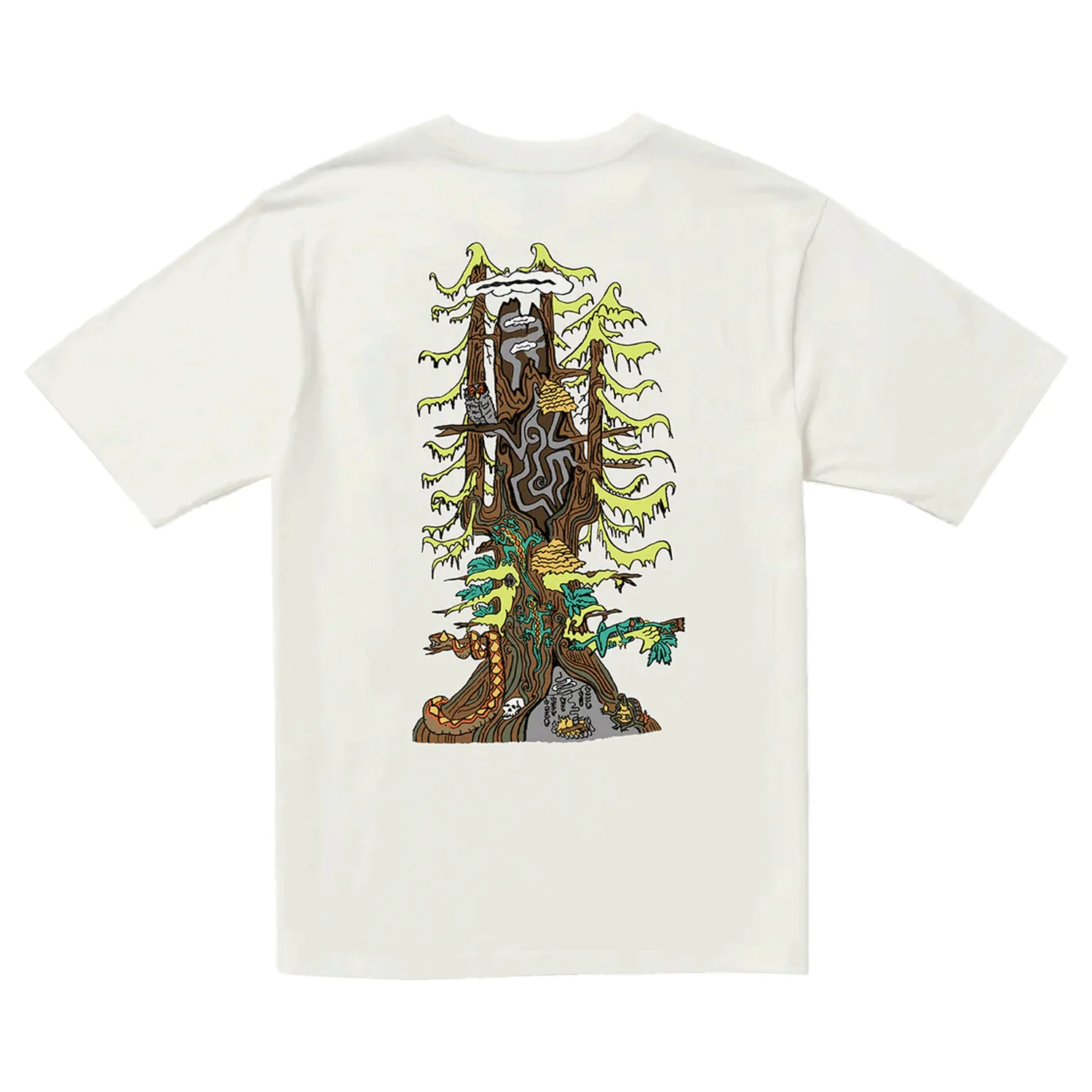 Volcom Men's Skate Vitals Simon B S/S Tee Off White - Image 2