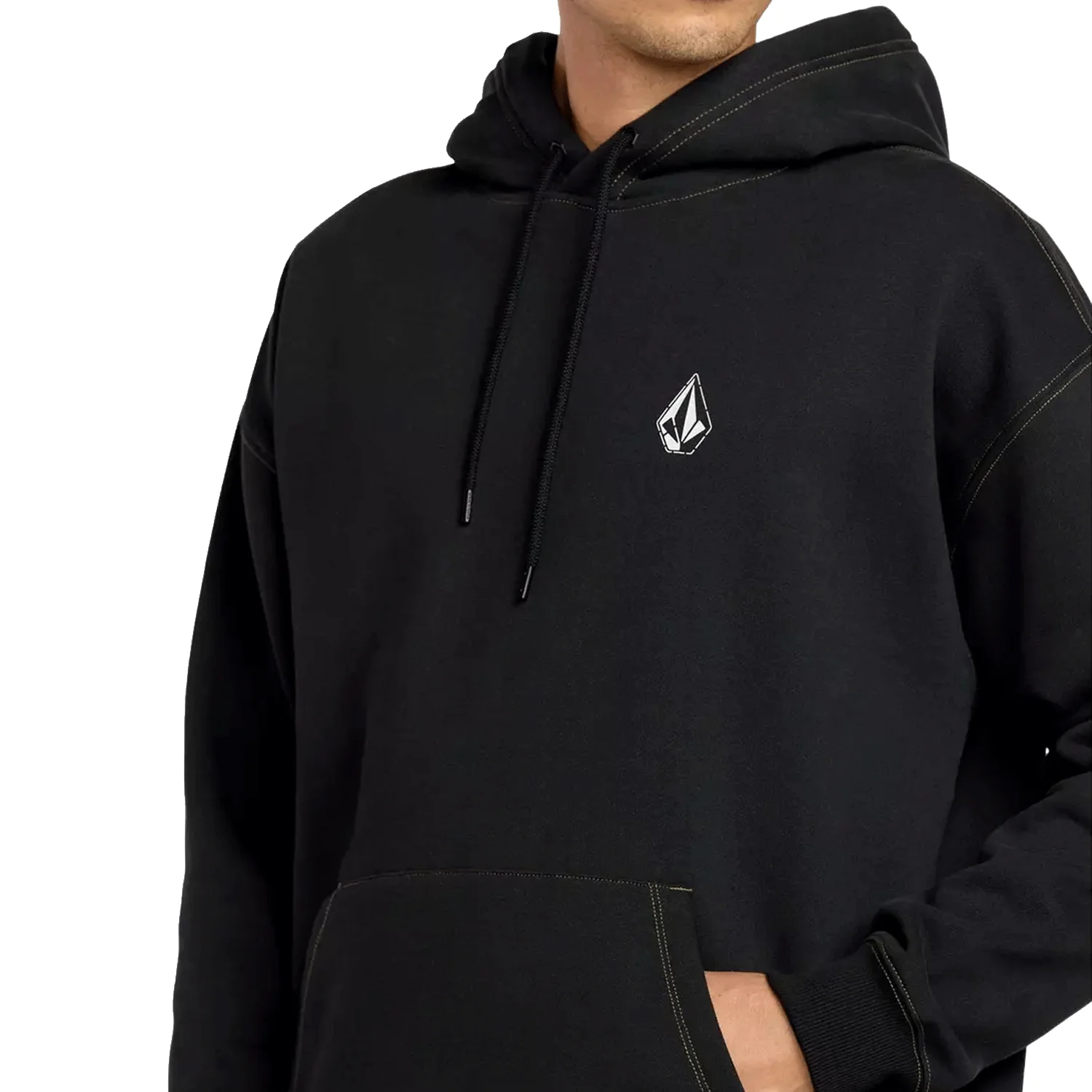 Volcom Men's Skidder Pullover Sweater Black - Image 3