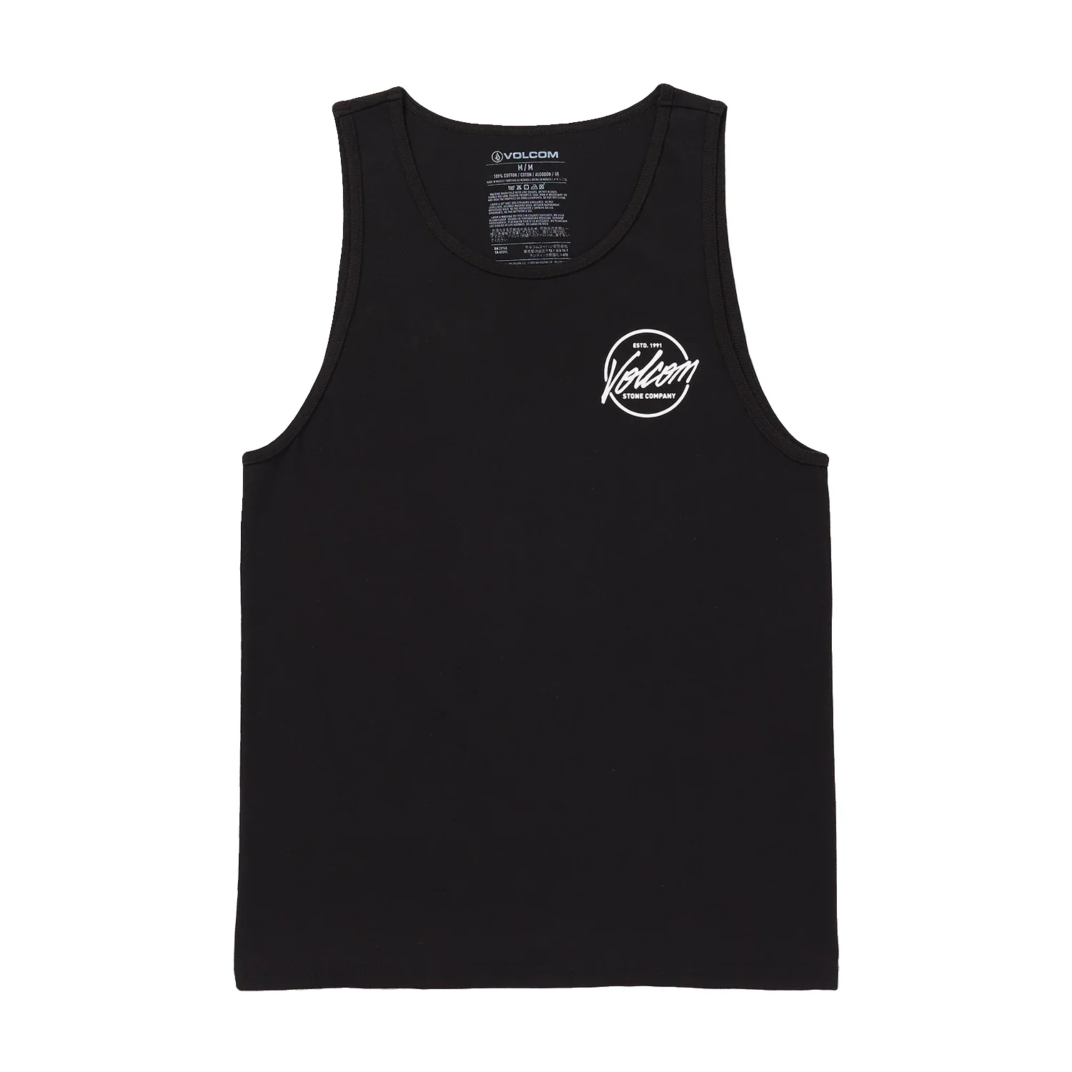 Volcom Men's Surfwax Tank Top Black - Image 2