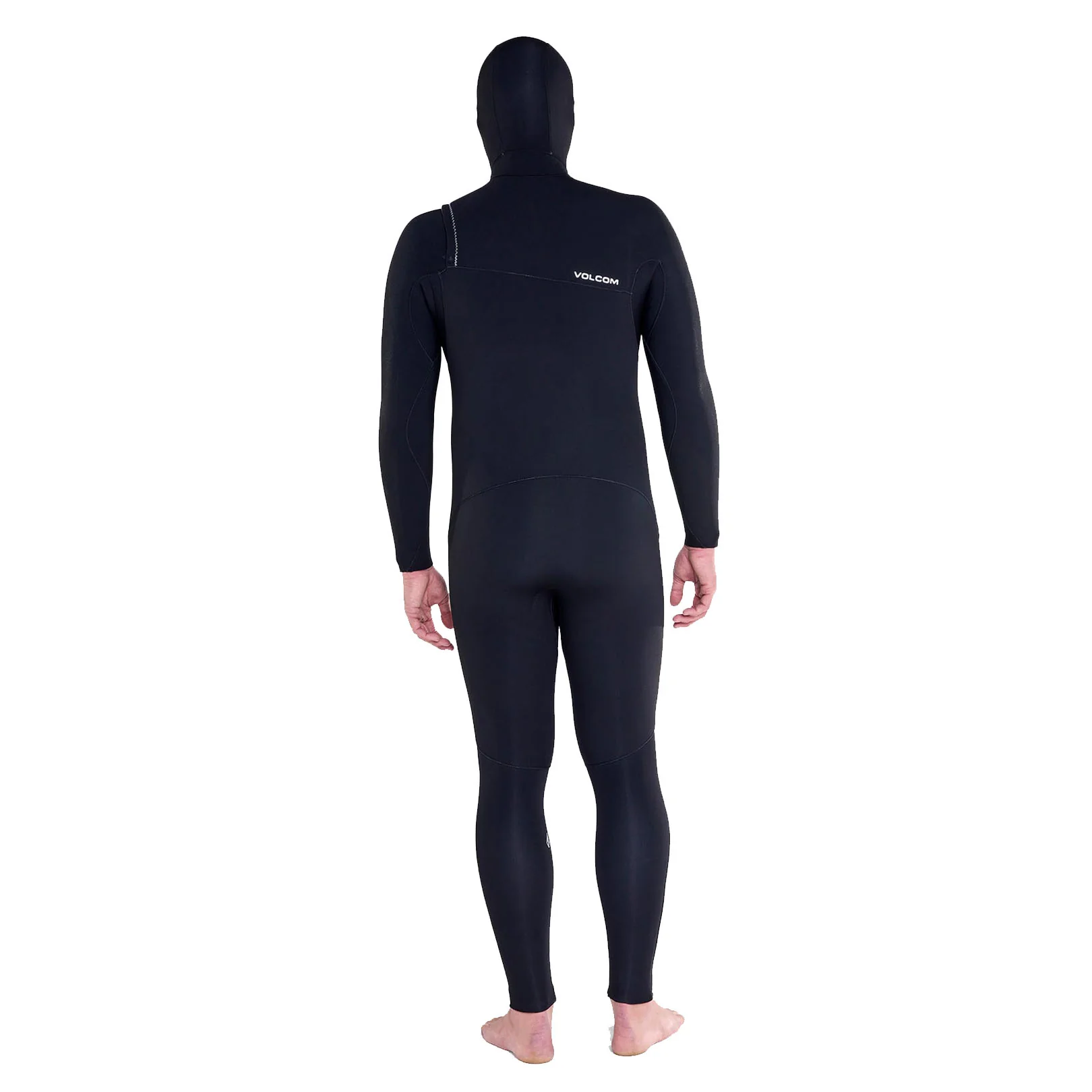 Volcom Men's Modulator 5/4/3mm Hooded Chest Zip Wetsuit Black - Image 5